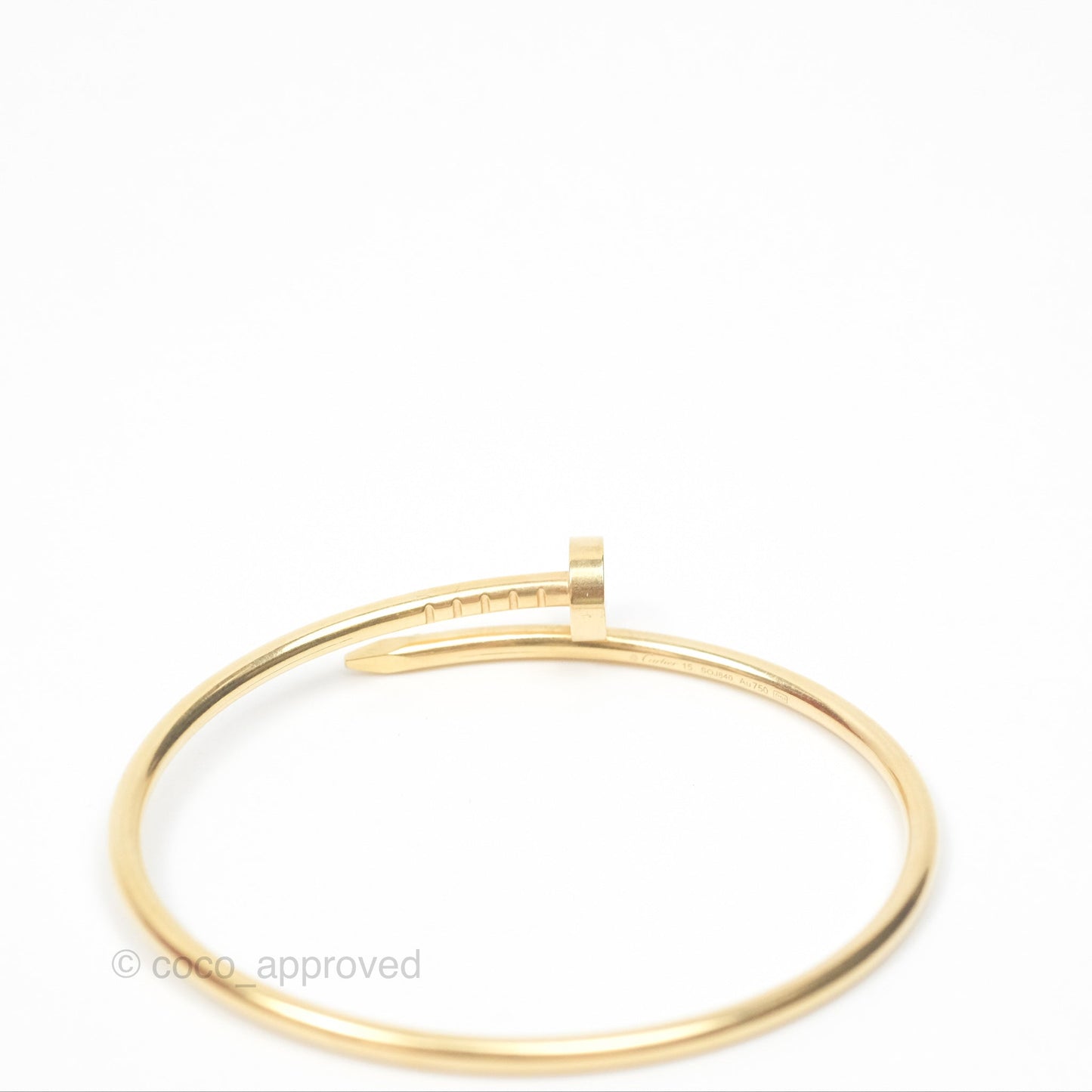 Cartier Small Juste Un Clou Bracelet 18K Yellow Gold