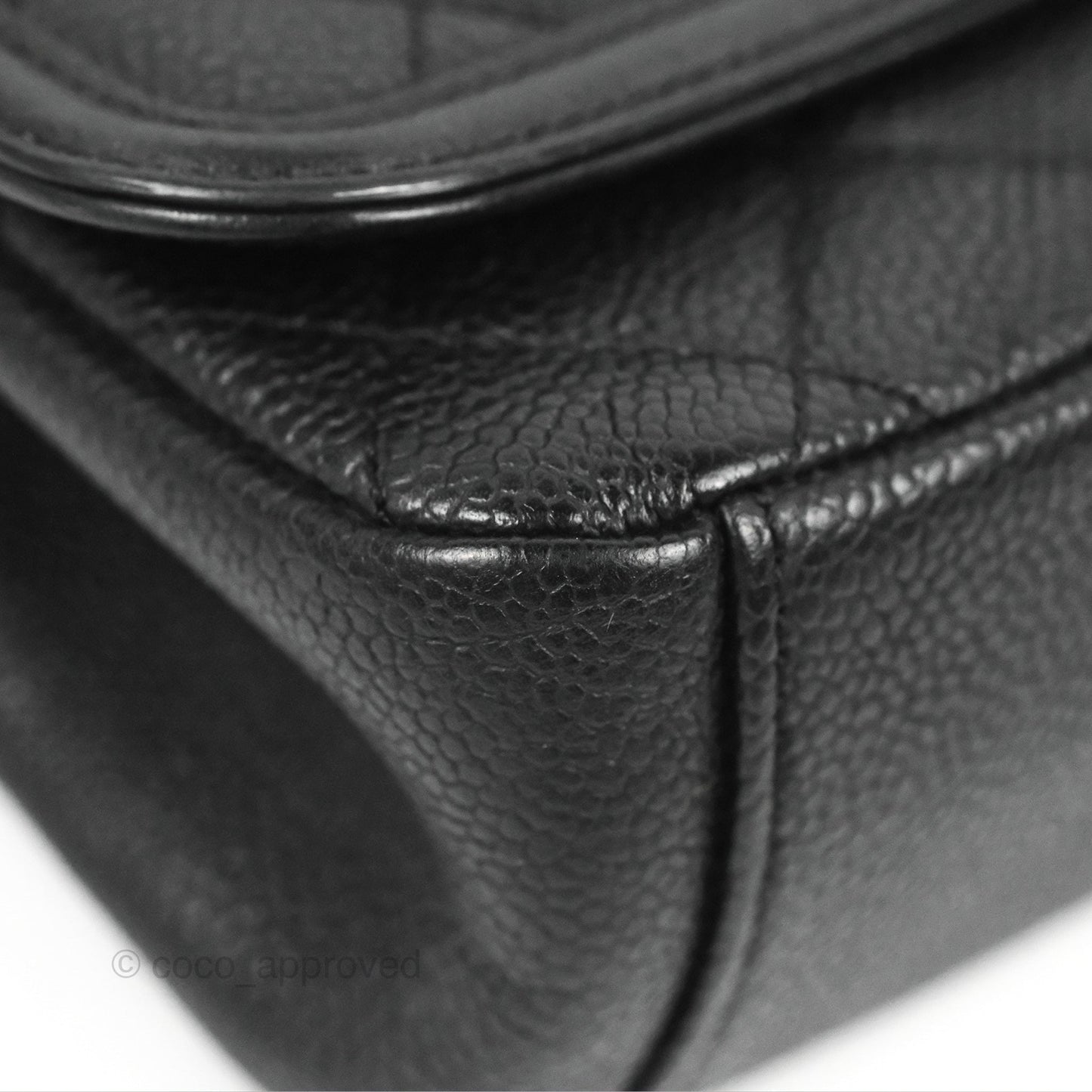 Chanel Quilted Medium CC Filigree Flap Black Caviar