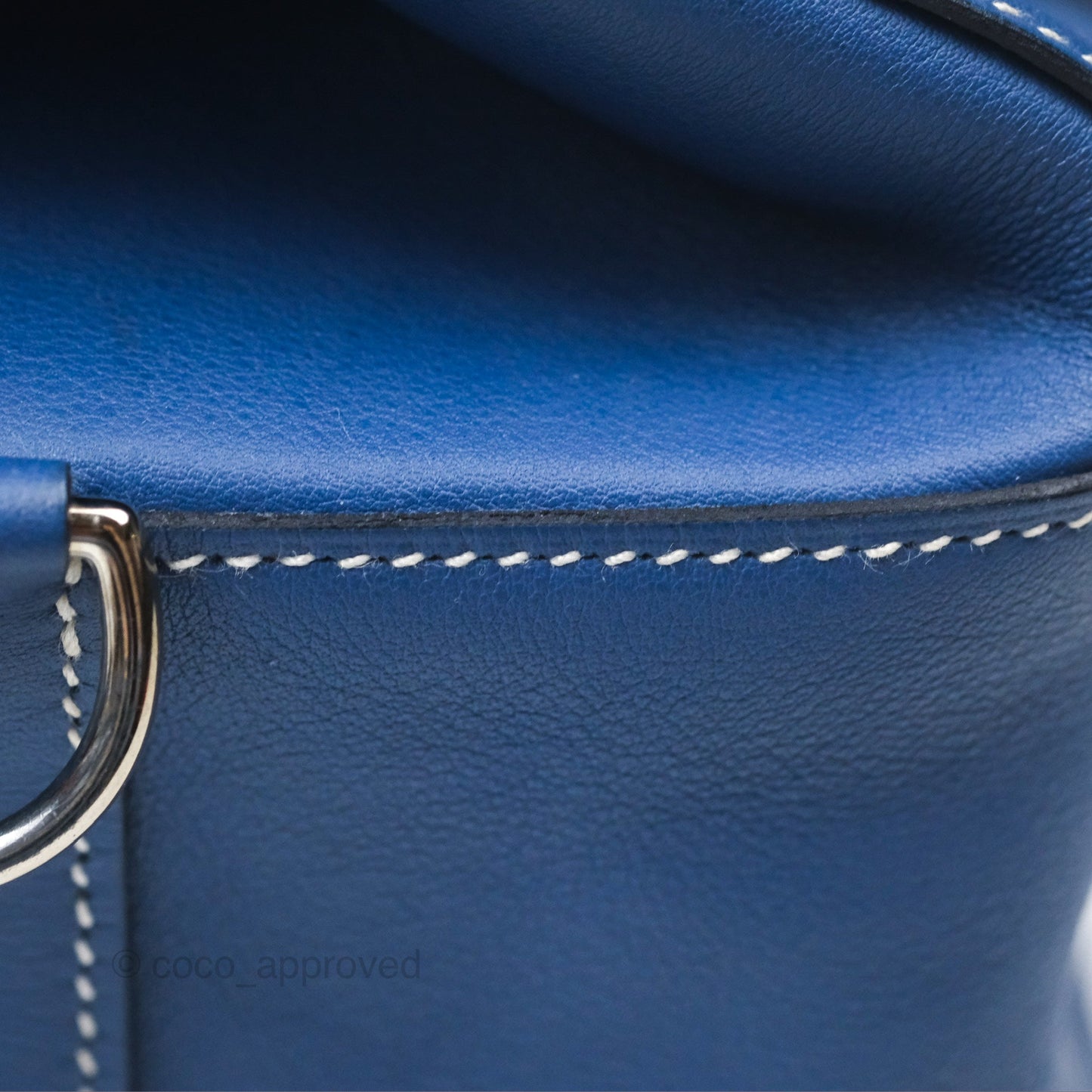 Hermès ToolBox 20 Bleu Agate R2 Swift Palladium Hardware