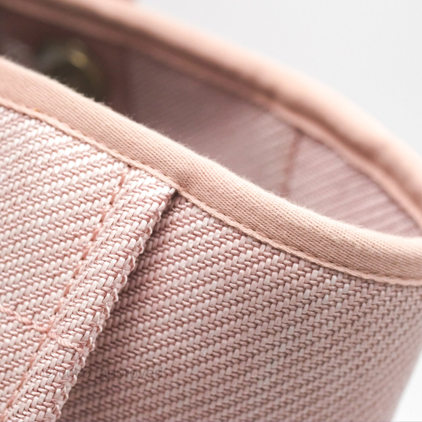 Chanel Large Deauville Pink Canvas 20A