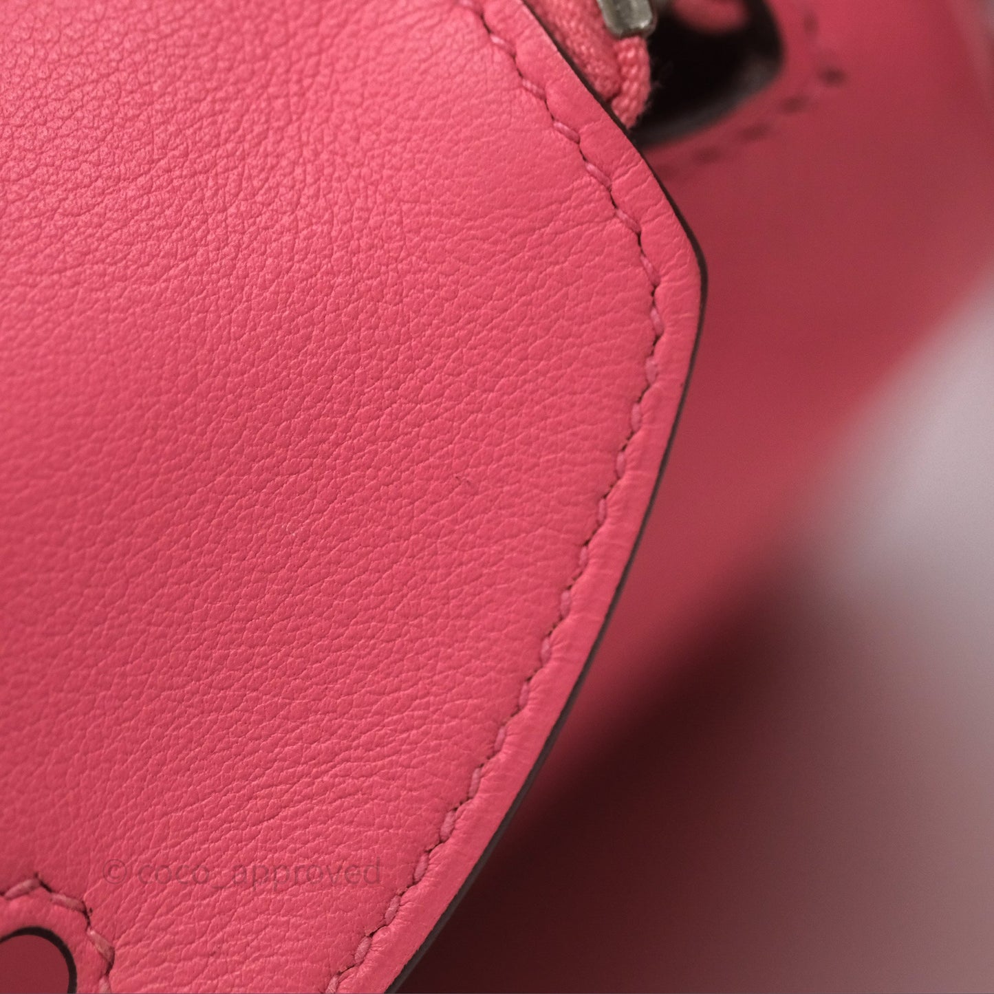 Hermès Mini Lindy 20 Rose Ete K4 Swift Palladium Hardware