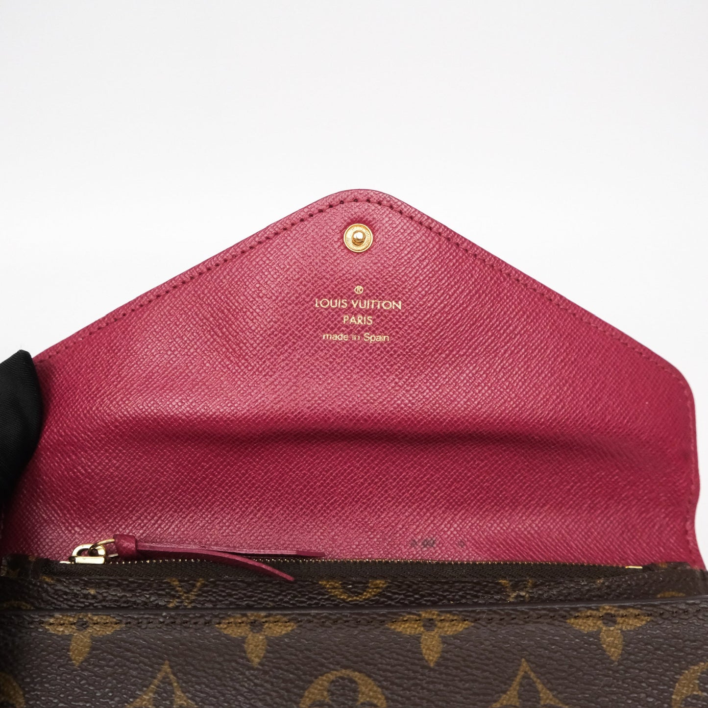 Louis Vuitton Josephine Wallet Monogram Canvas Fuchsia
