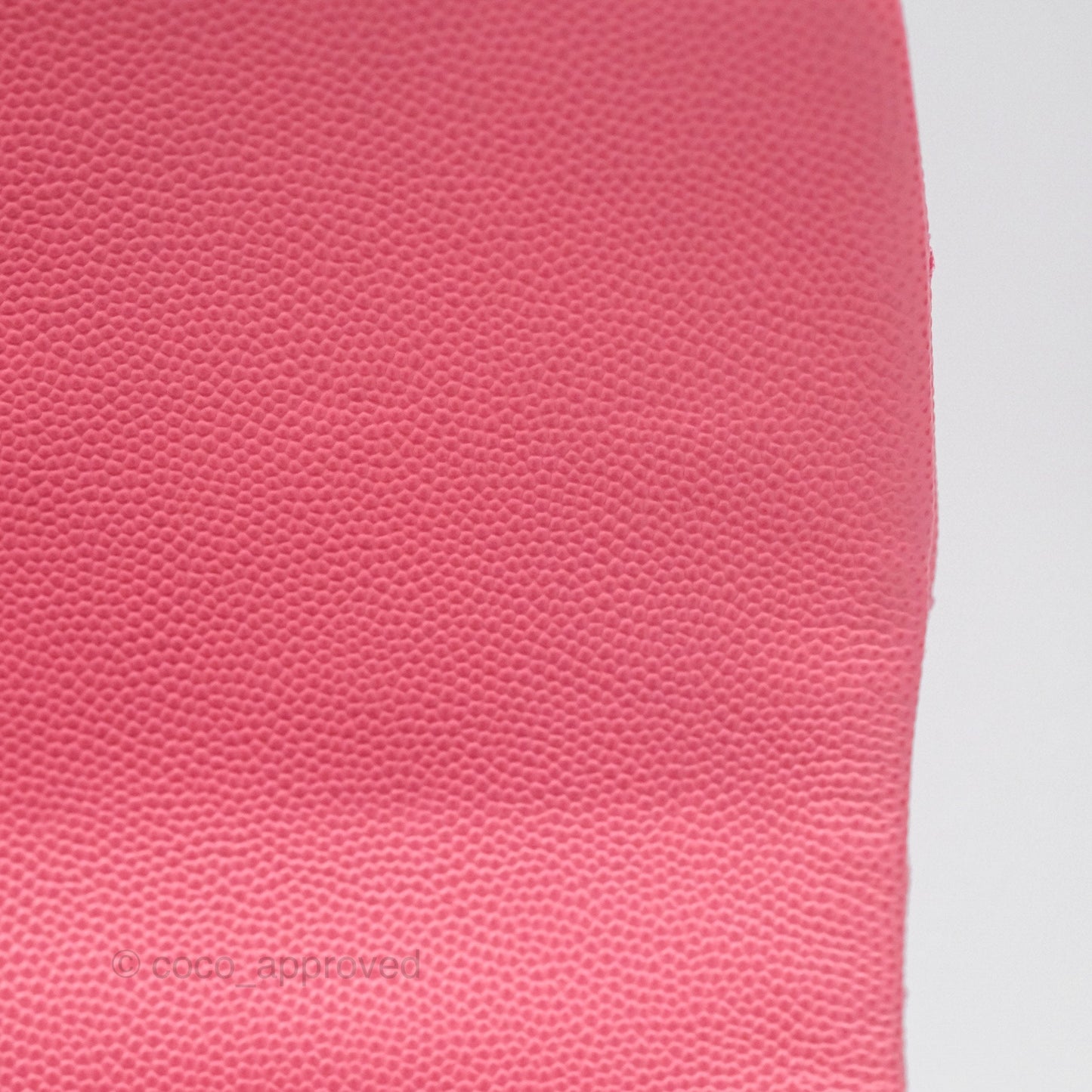 Chanel Small Coco Handle Quilted Pink Caviar Aged Gold Hardware Lizard Handle