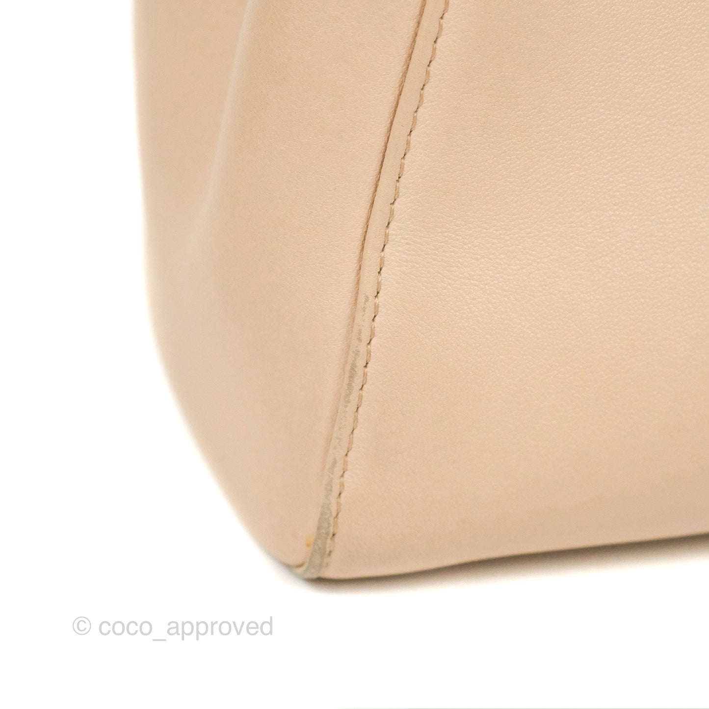 Fendi Mini Peekaboo Bag Poudre Lambskin Gold Hardware