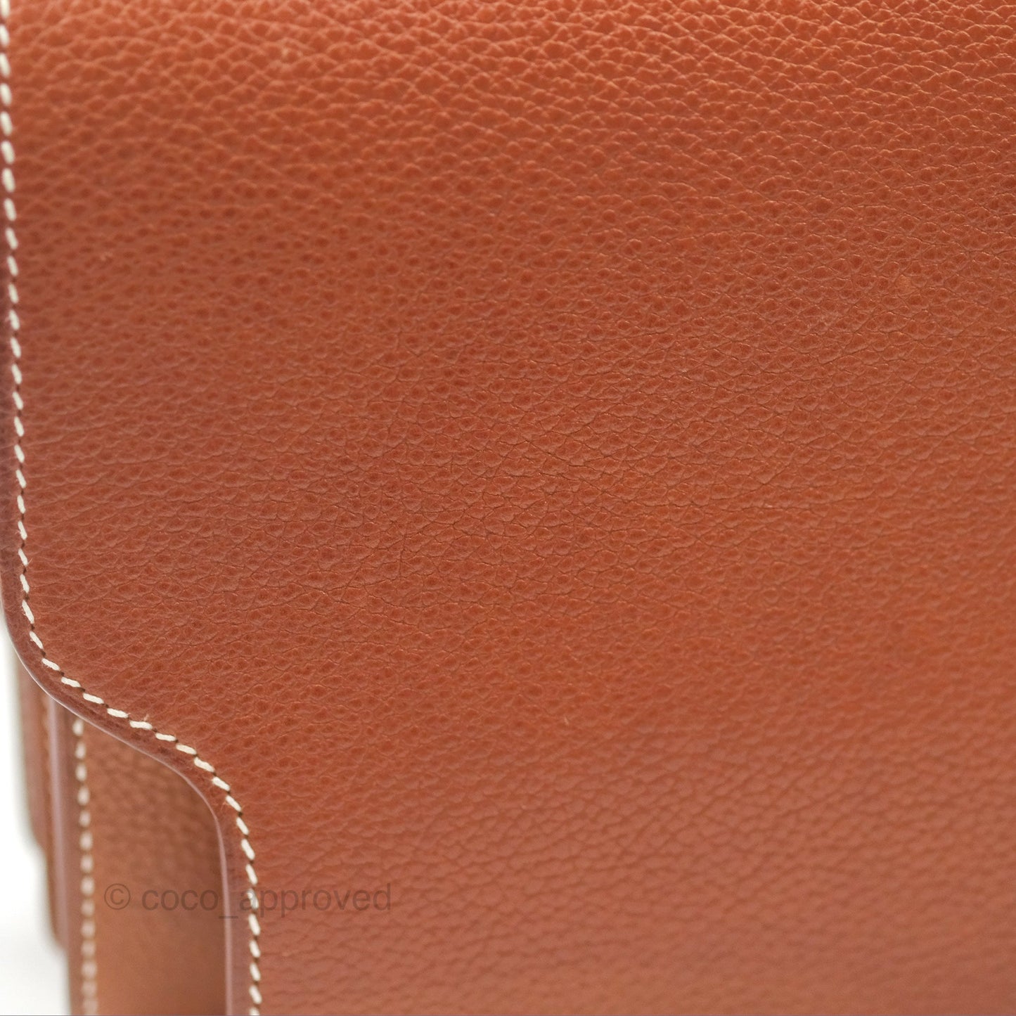 Hermès Roulis Mini 18 Fauve Barenia Gold Hardware