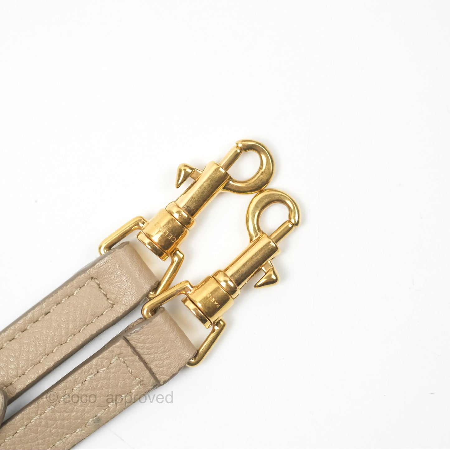 Celine Nano Belt Bag Light Taupe Grained Calfskin Gold Hardware