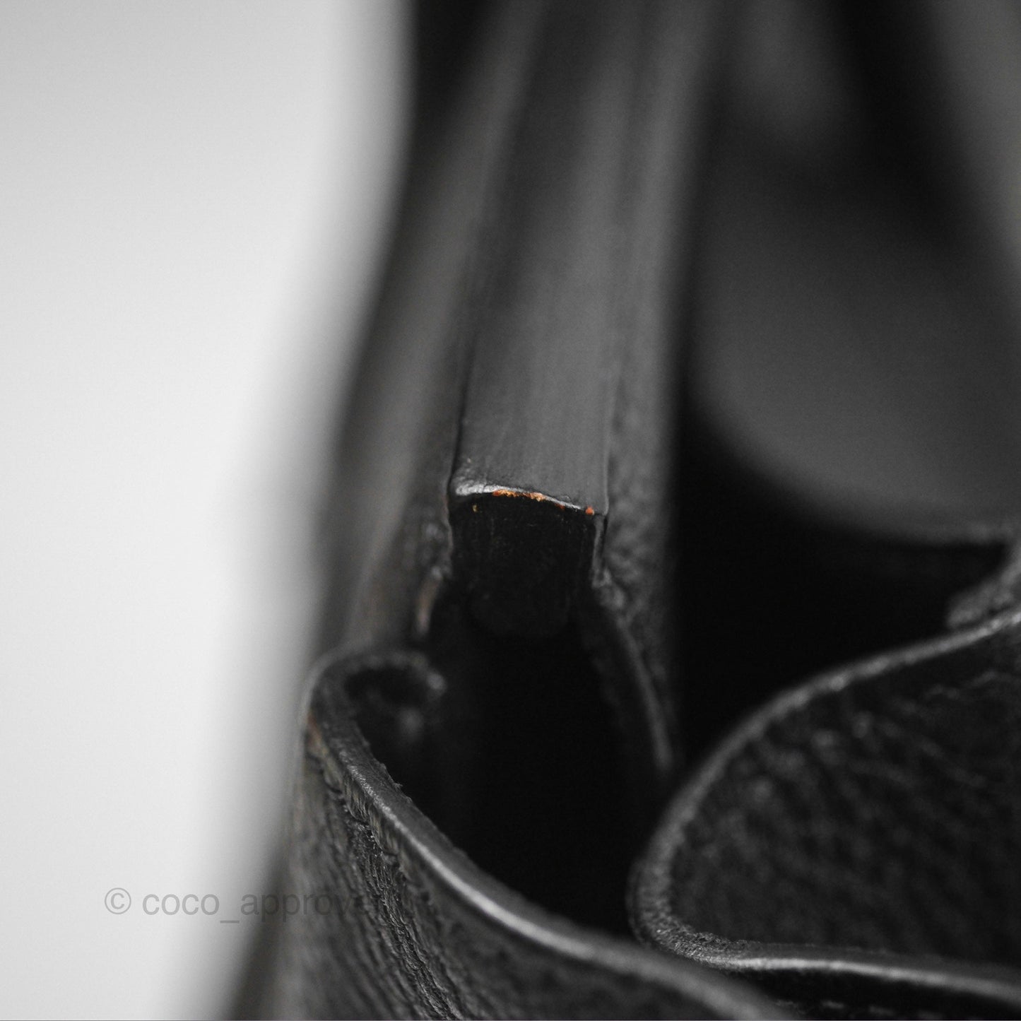 Hermès Birkin 30 Retourne Black Noir 89 Togo Palladium Hardware