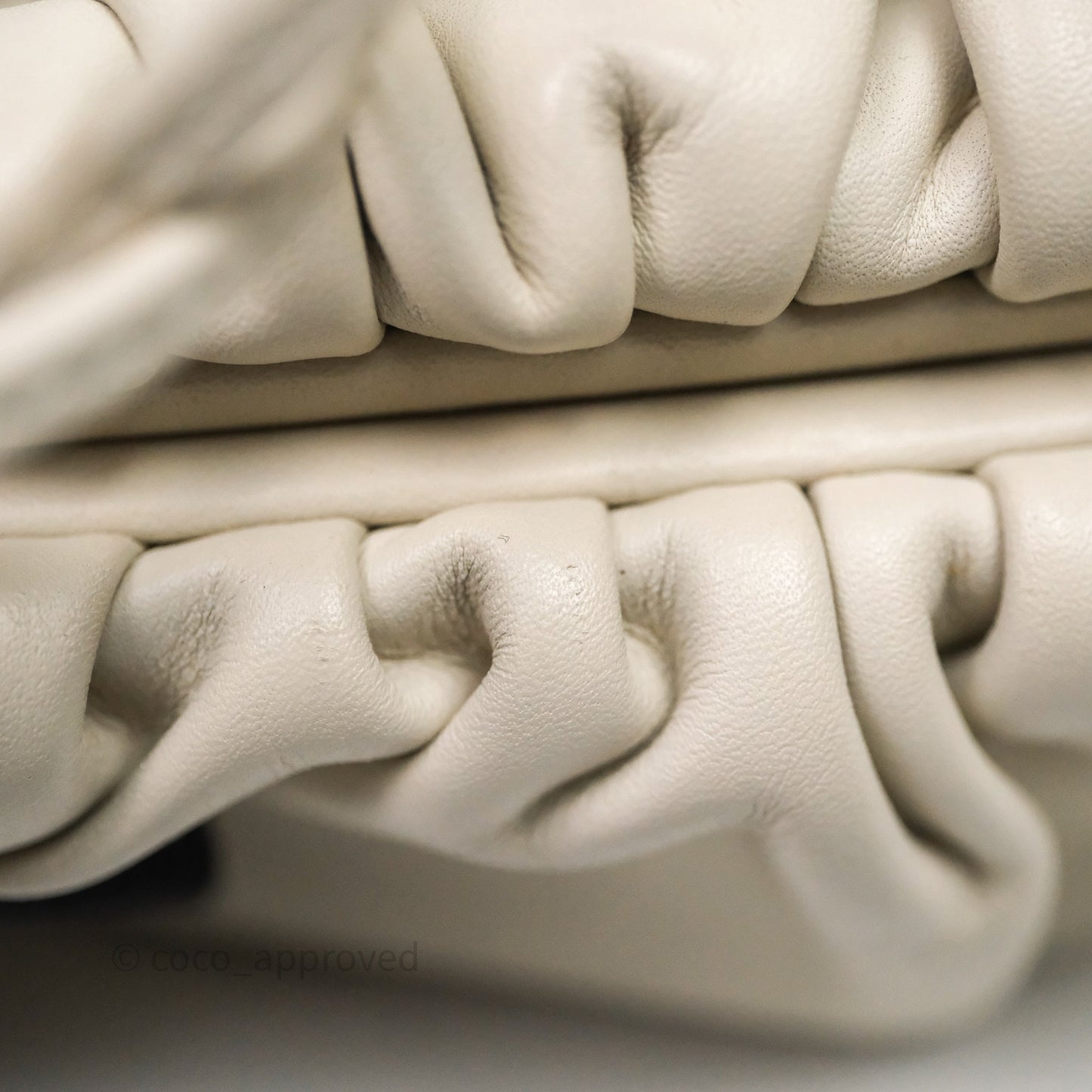 Bottega Veneta The Mini Pouch Ivory Calfskin