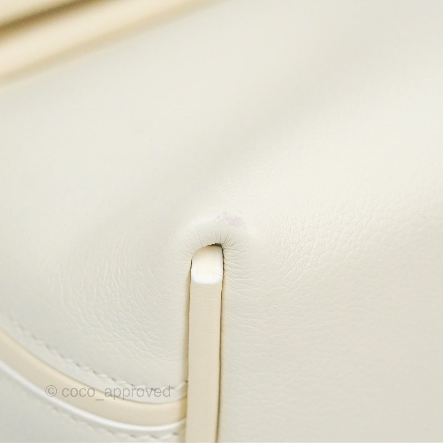 Hermès 24/24 21 Mini Blanc/Nata Evercolour/Swift Gold Hardware