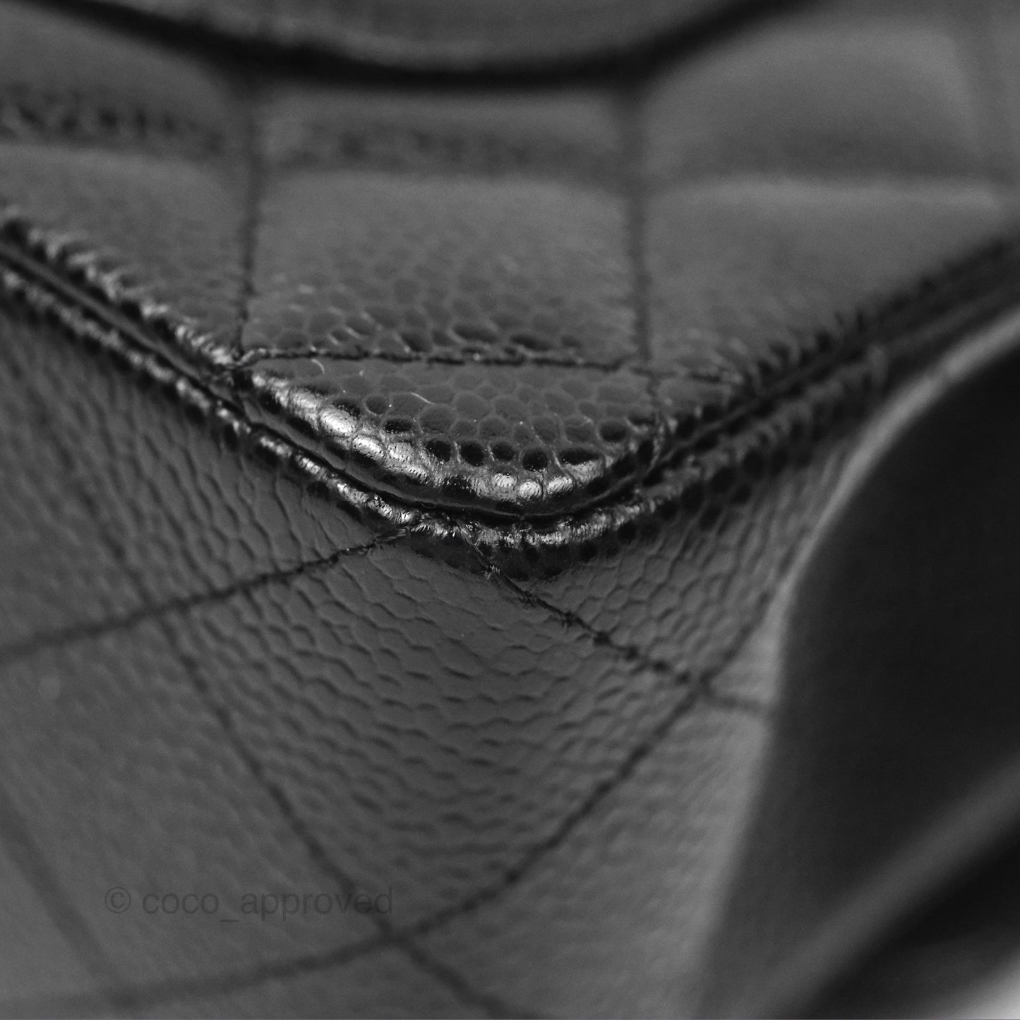 Chanel Small Classic Flap Quilted Black Caviar Gold Hardware