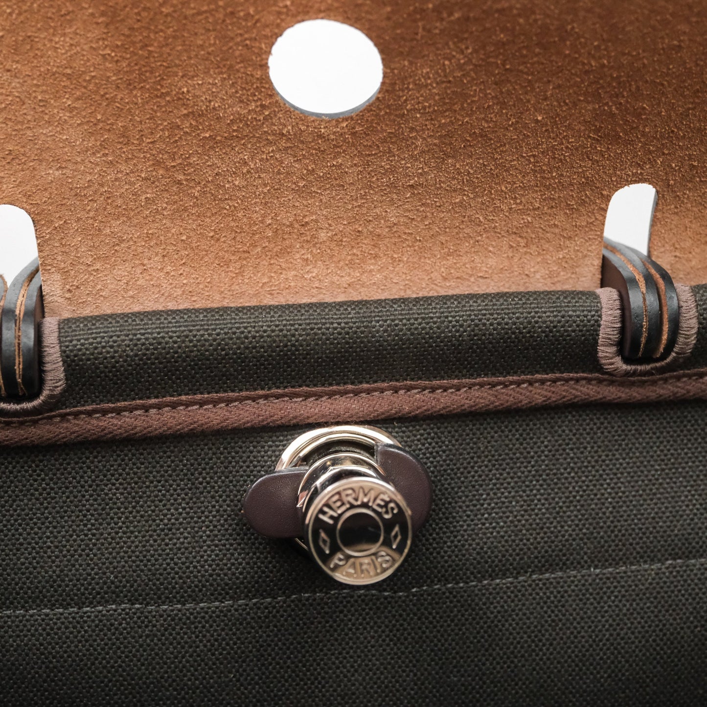 Hermès Herbag Zip 31 Dark Bronze Ebene 46 Palladium Hardware