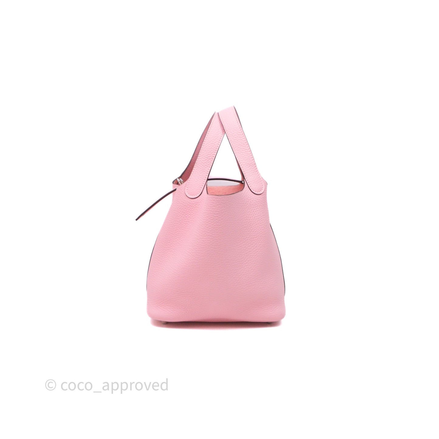 Hermès Picotin 18 Rose Sakura 3Q Clemence Palladium Hardware