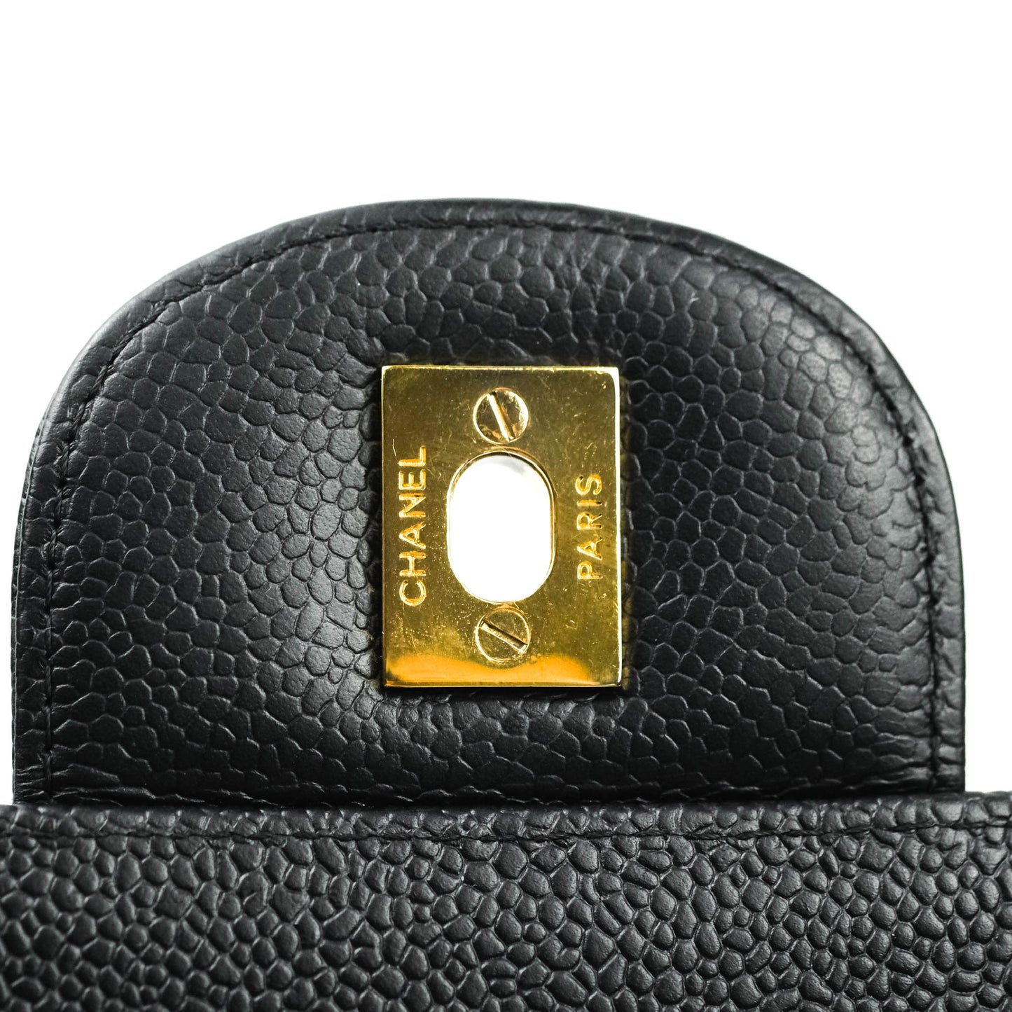 Chanel Classic Single Flap Maxi Black Caviar Gold Hardware