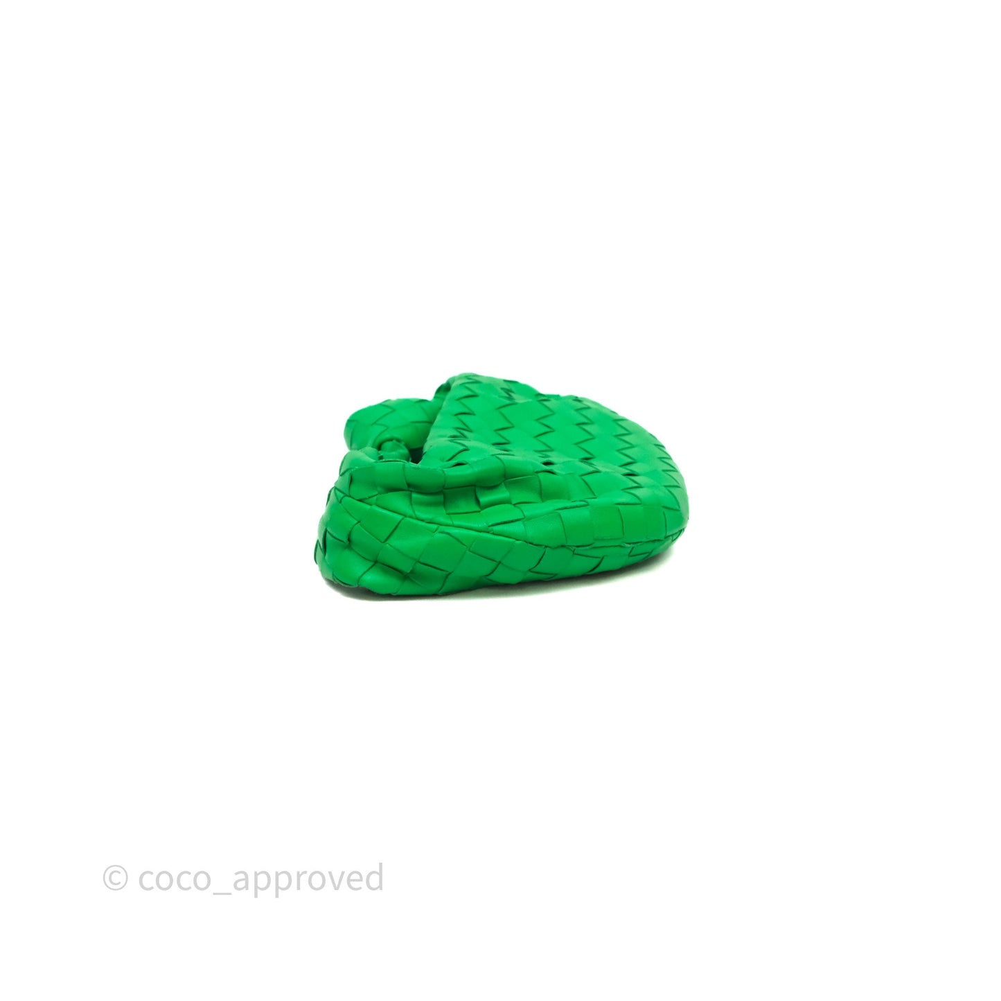 Bottega Veneta Mini Jodie Bag Green Intrecciato Lambskin