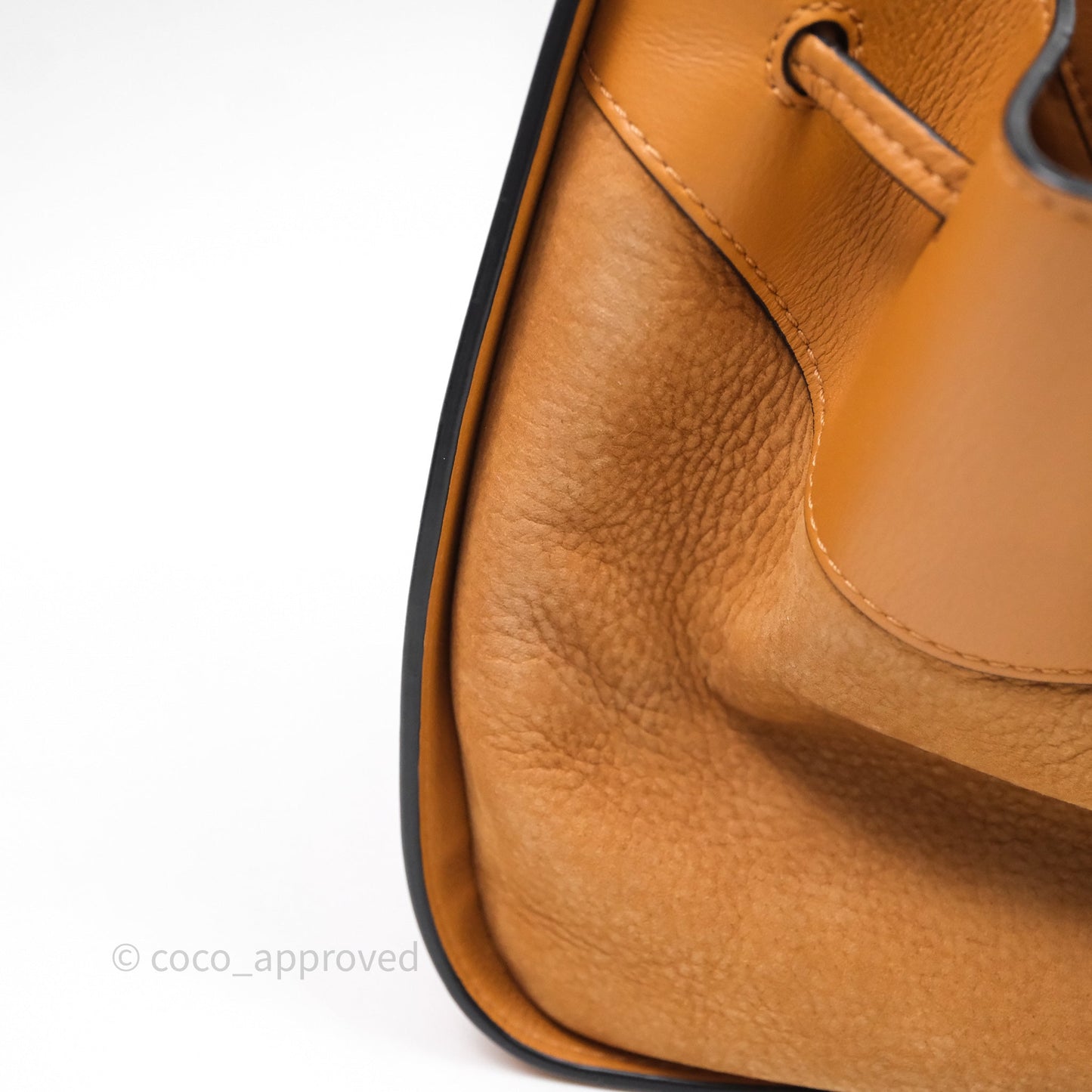 Loewe Small Hammock Drawstring Light Caramel Calfskin