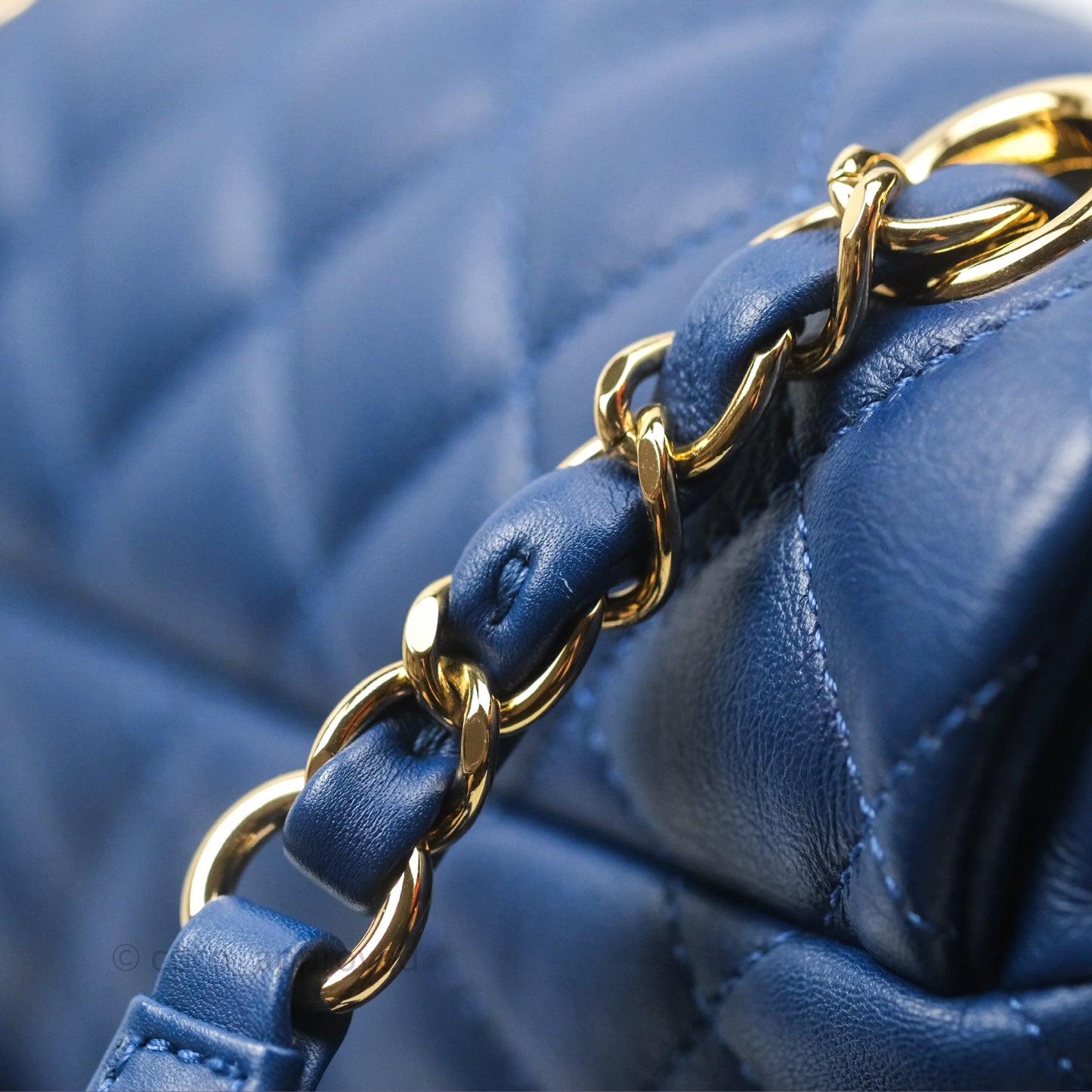 Chanel Quilted Small Urban Spirit Backpack Calfskin Navy Gold Hardware