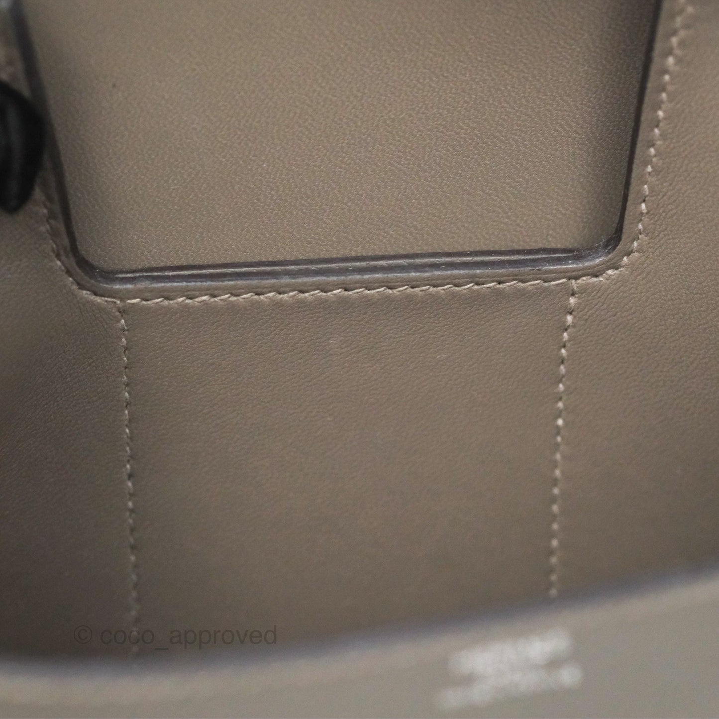 Hermès Della Cavalleria Mini Bag Gris Meyer 0L Epsom Palladium Hardware