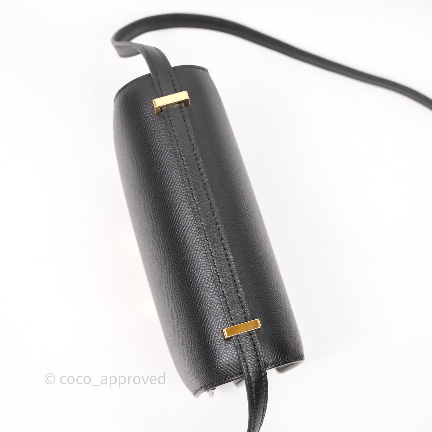 Hermès Constance Mini 18cm Black Epsom Gold Hardware