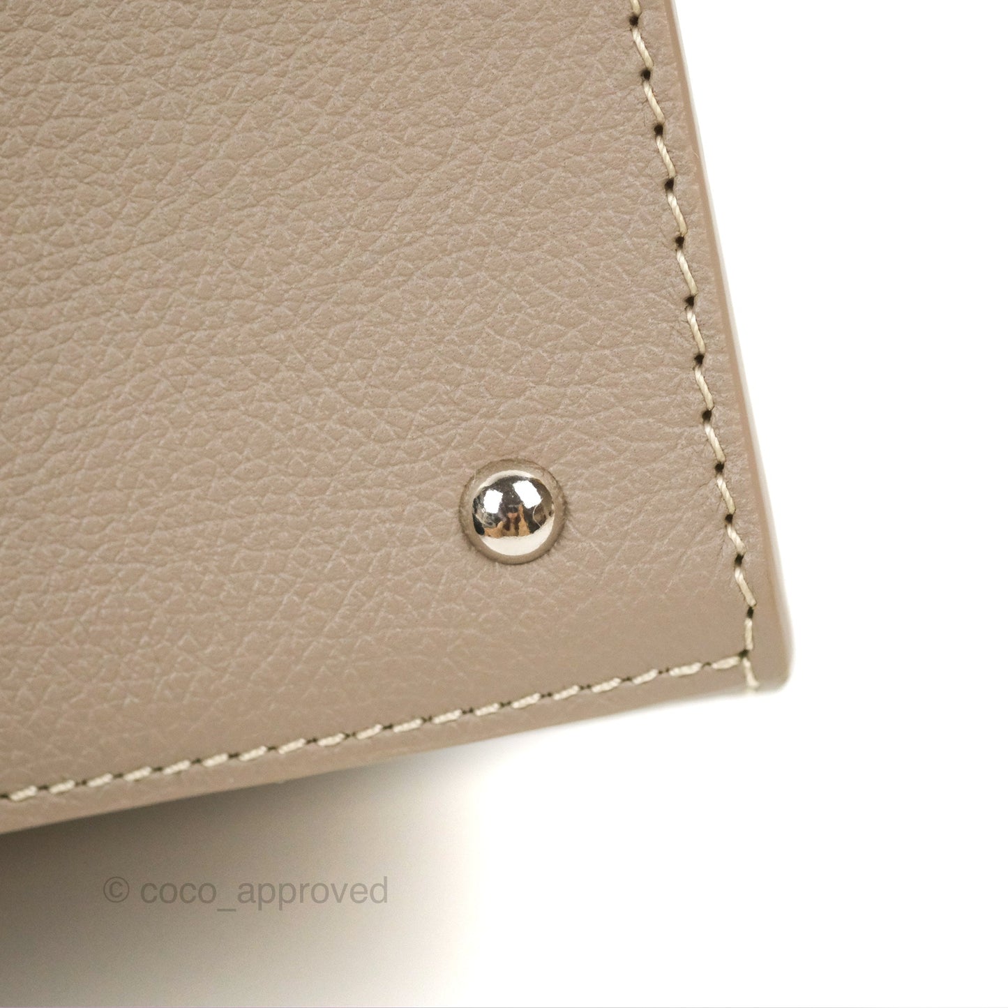 Goyard Saïgon Structuré Nano Bag Grege Silver Hardware