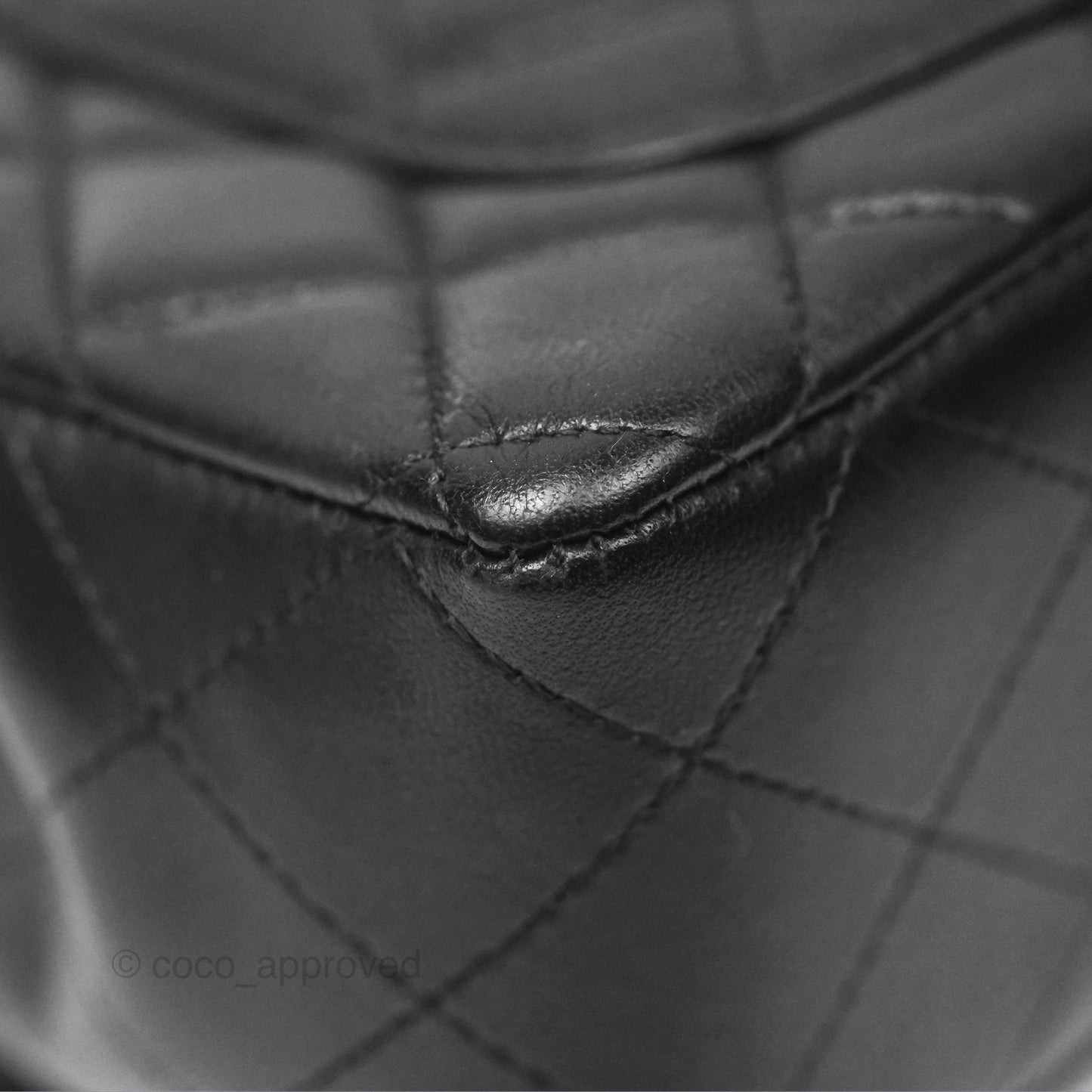 Chanel Mini Rectangular Quilted Black Lambskin Gold Hardware
