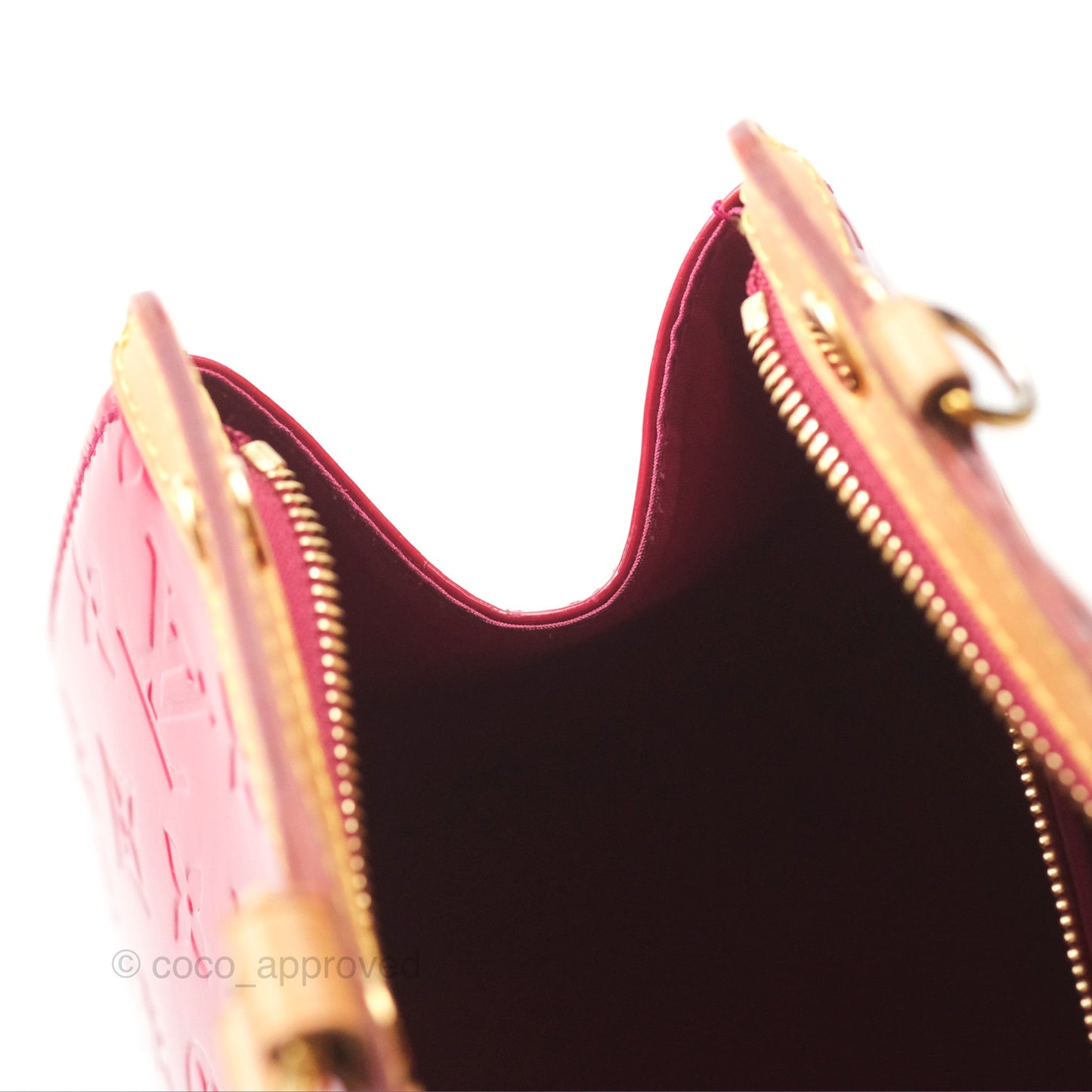 Louis Vuitton Brea MM Red Vernis Patent Monogram