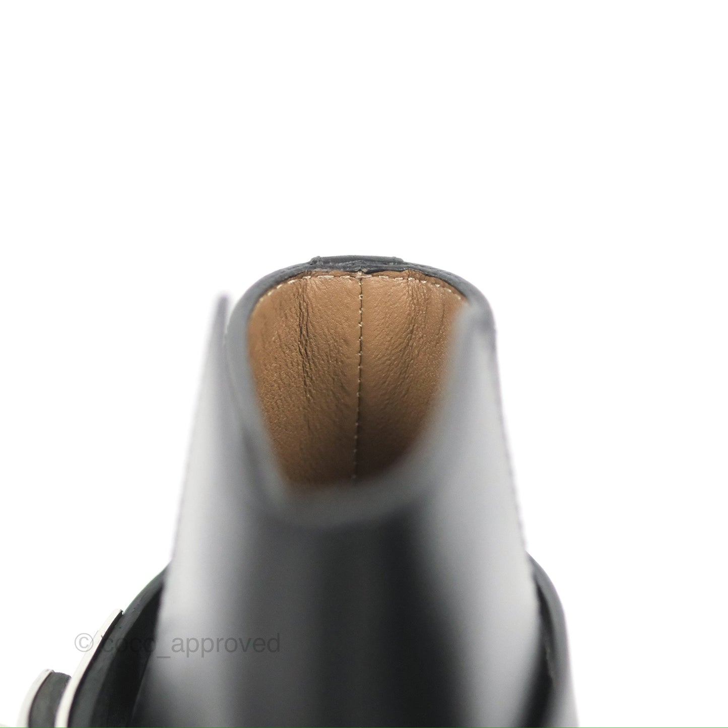 Hermès Neo Ankle Boots Black Calfskin Palladium Hardware Size 36