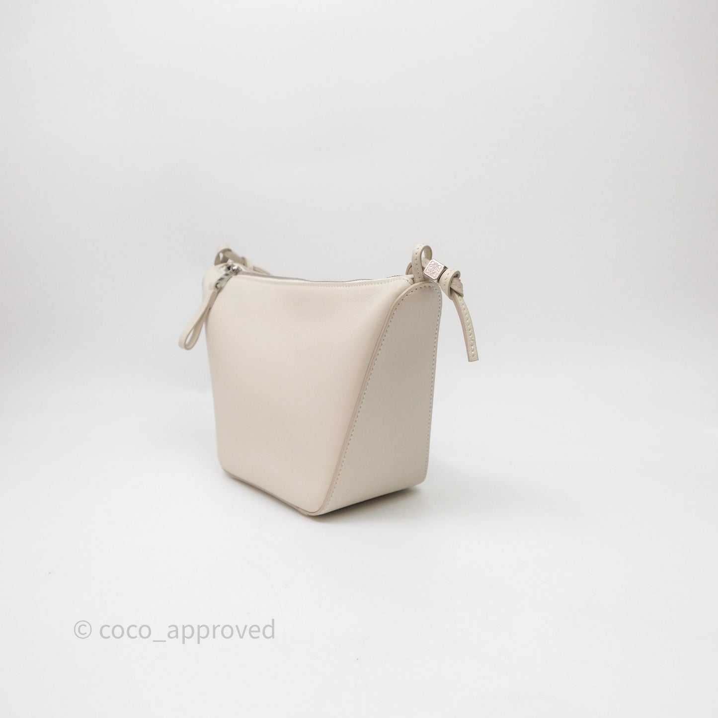 Loewe Mini Hammock Shoulder Bag White