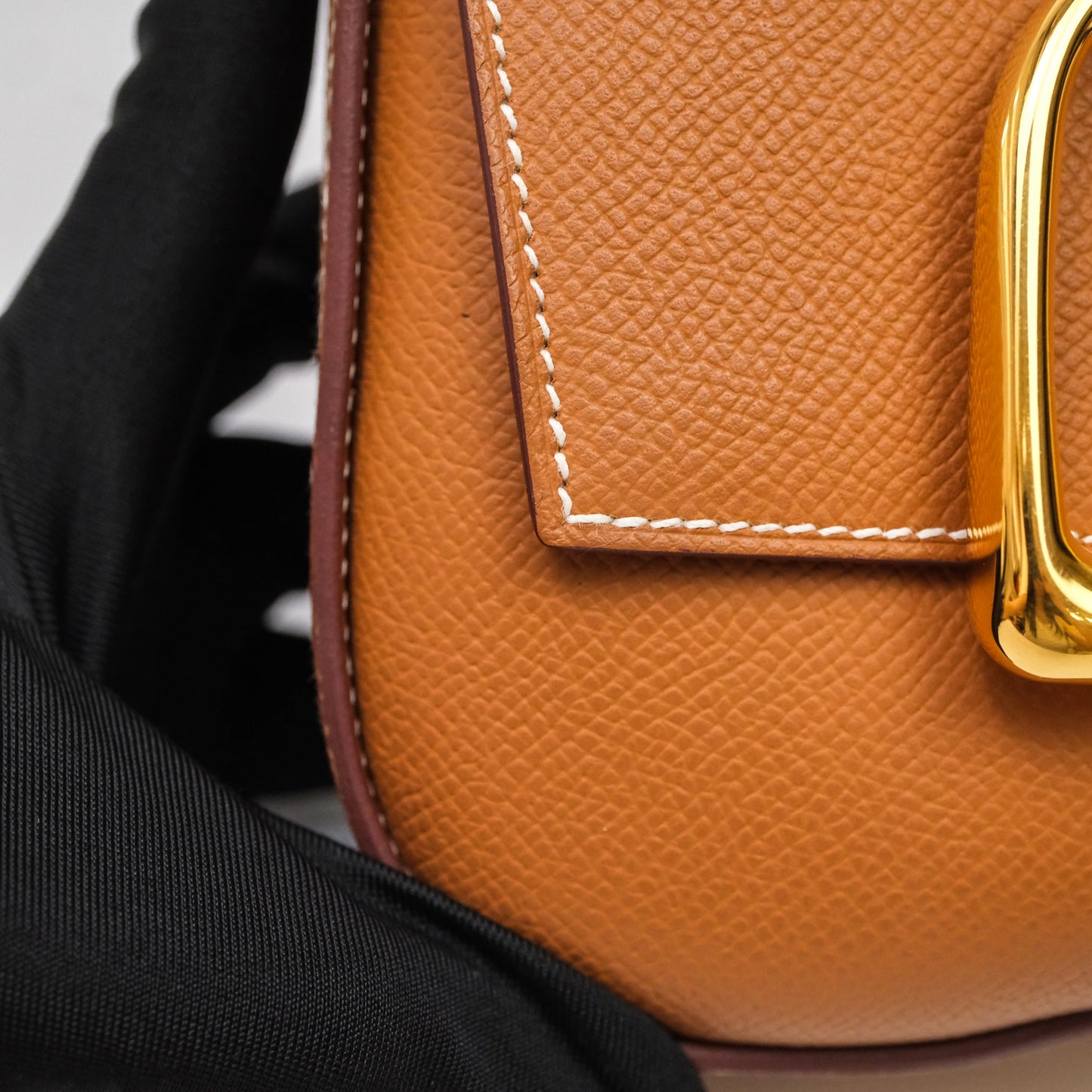 Hermès Della Cavalleria Mini Bag Gold 37 Epsom Gold Hardware