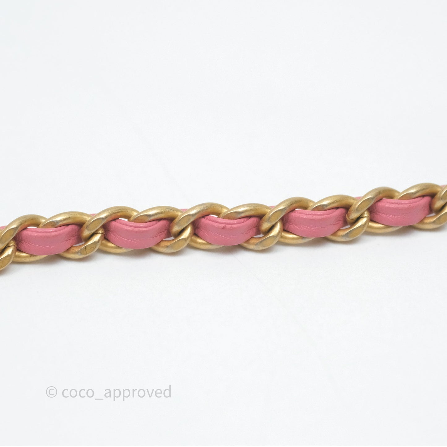 Chanel Kelly Bag Pink Tweed Aged Gold Hardware