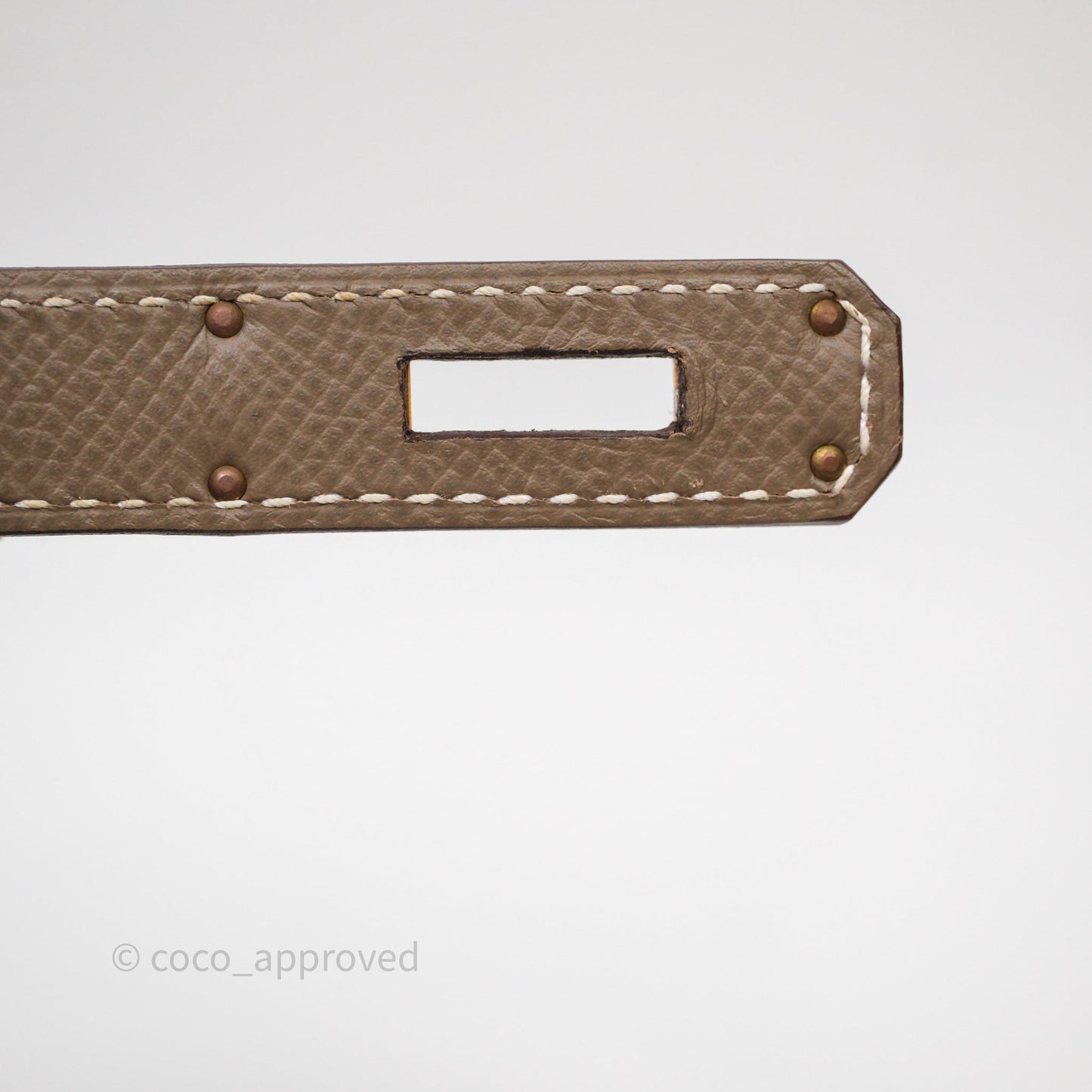 Hermès Kelly 28 Etoupe Epsom Gold Hardware