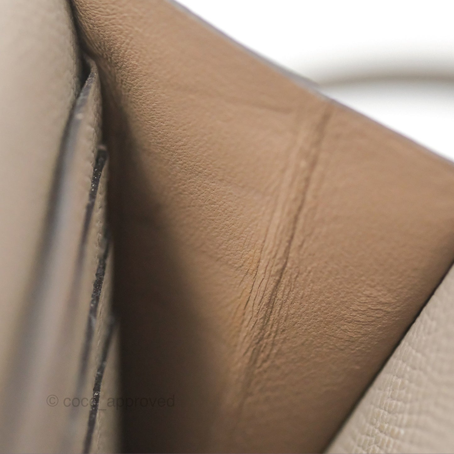Hermès Kelly Wallet Gris Asphalte M8 Epsom Gold Hardware