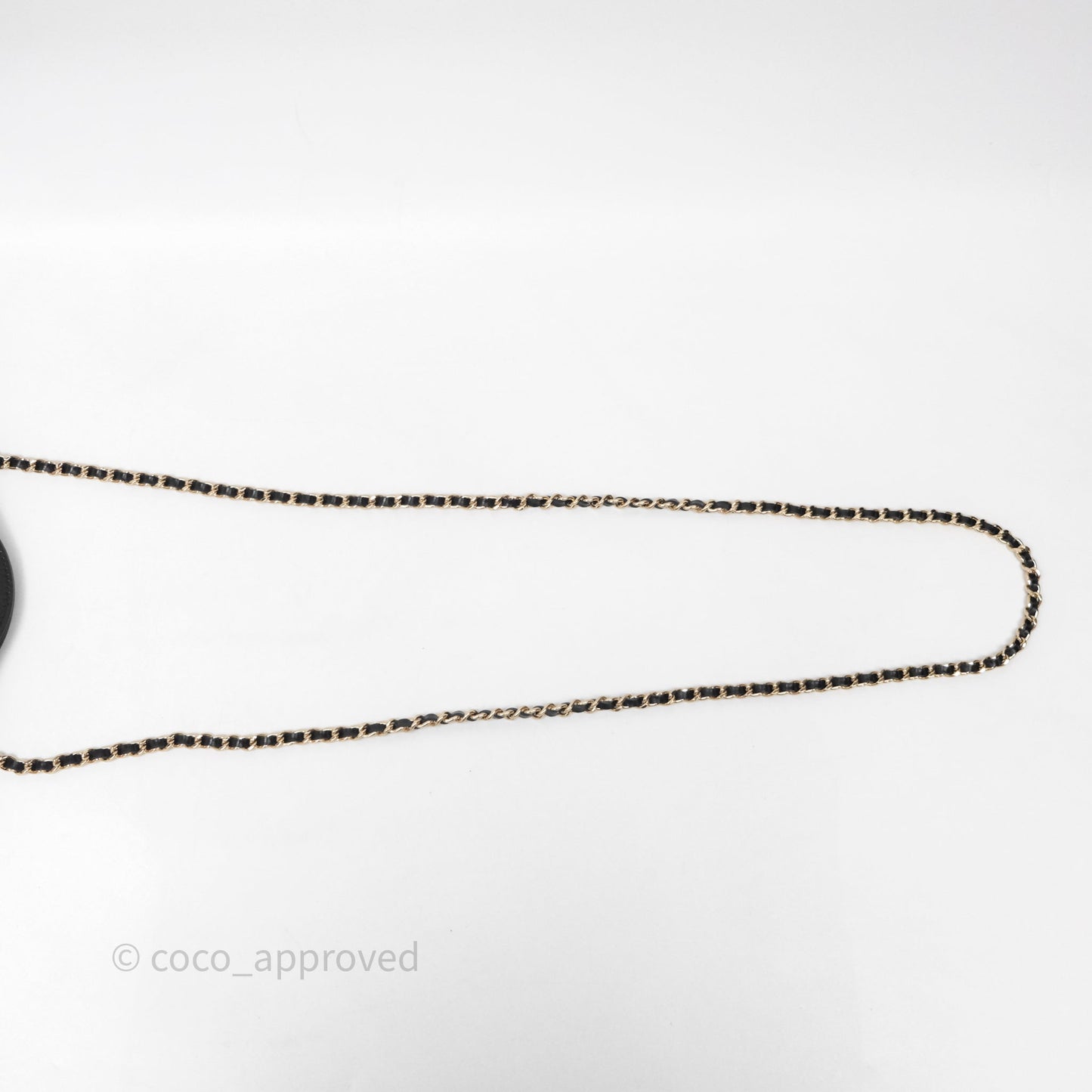 Chanel Nano 31 Black Shiny Calfskin Gold Hardware