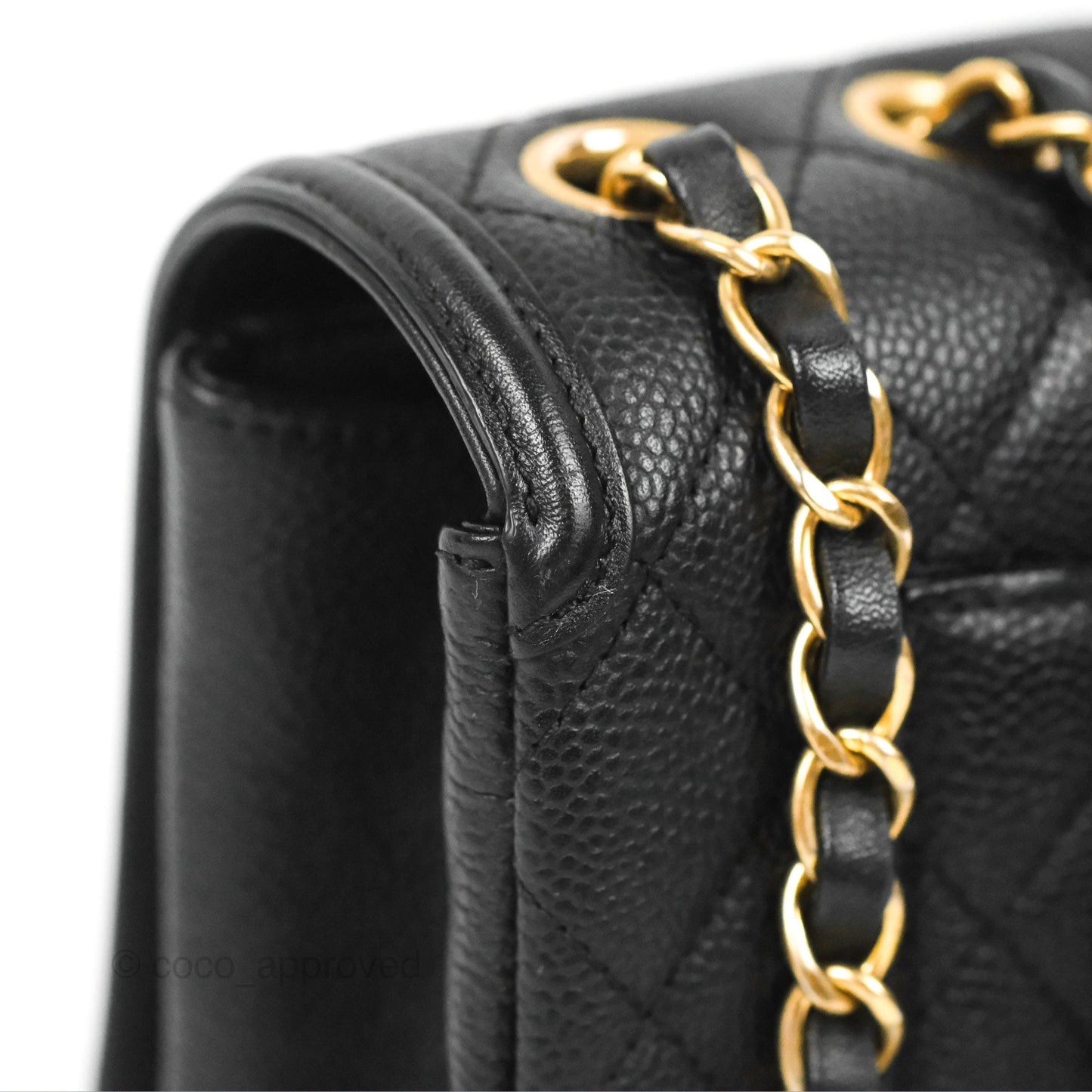 Chanel Quilted Medium CC Filigree Flap Black Caviar