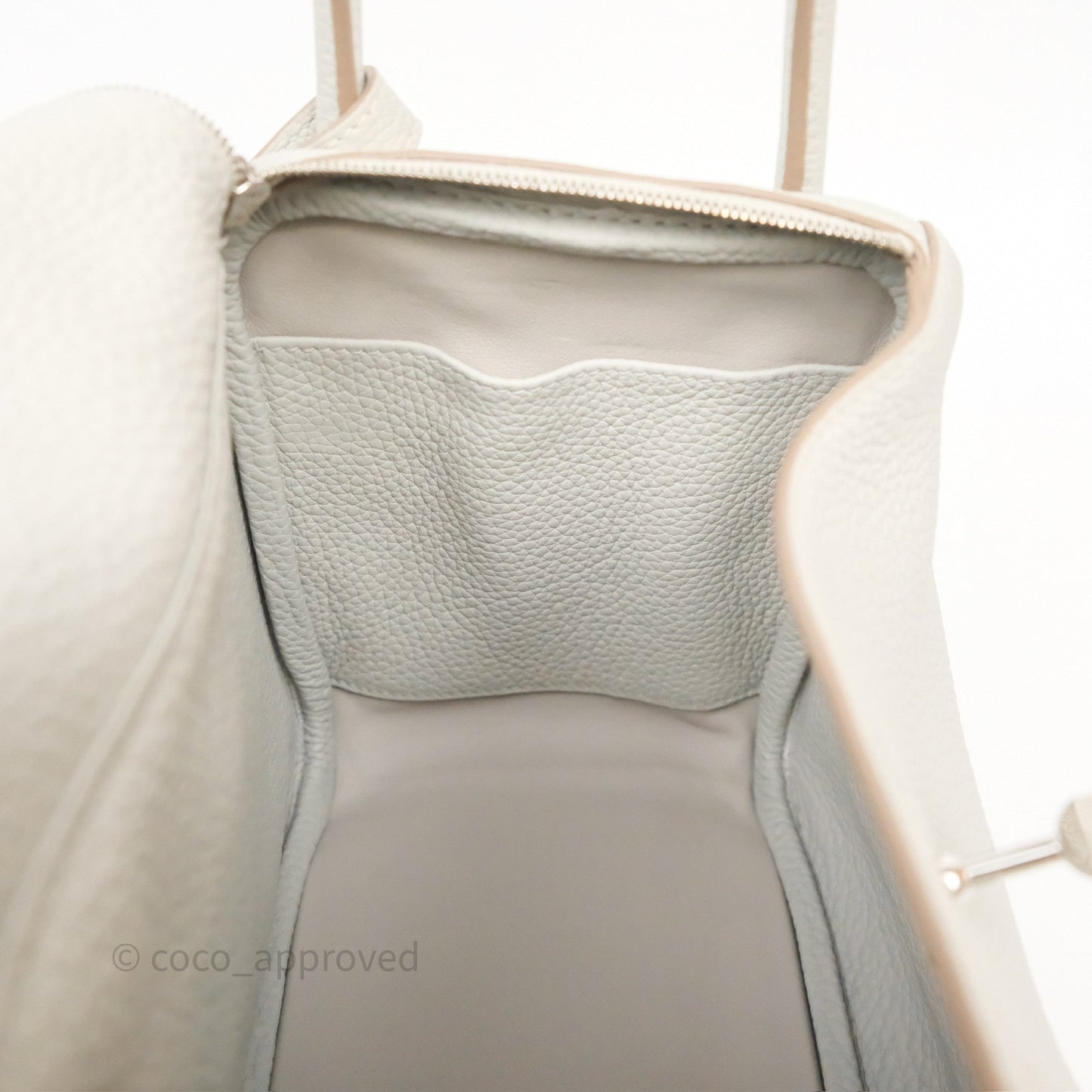 Hermès Lindy 26 Gris Perle 80 Clemence Palladium Hardware