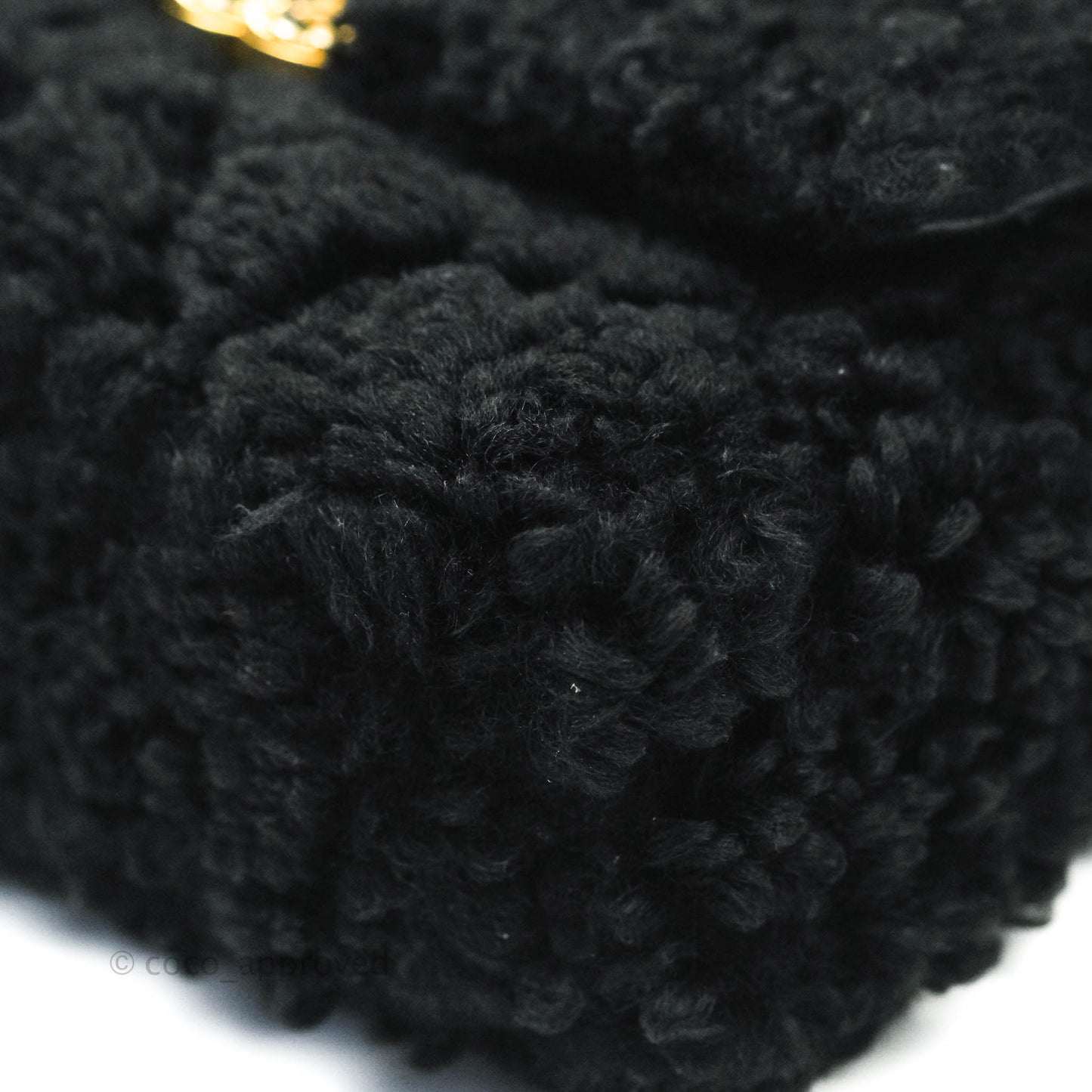 Chanel 19 Medium Shearling Black Mixed Hardware 20A