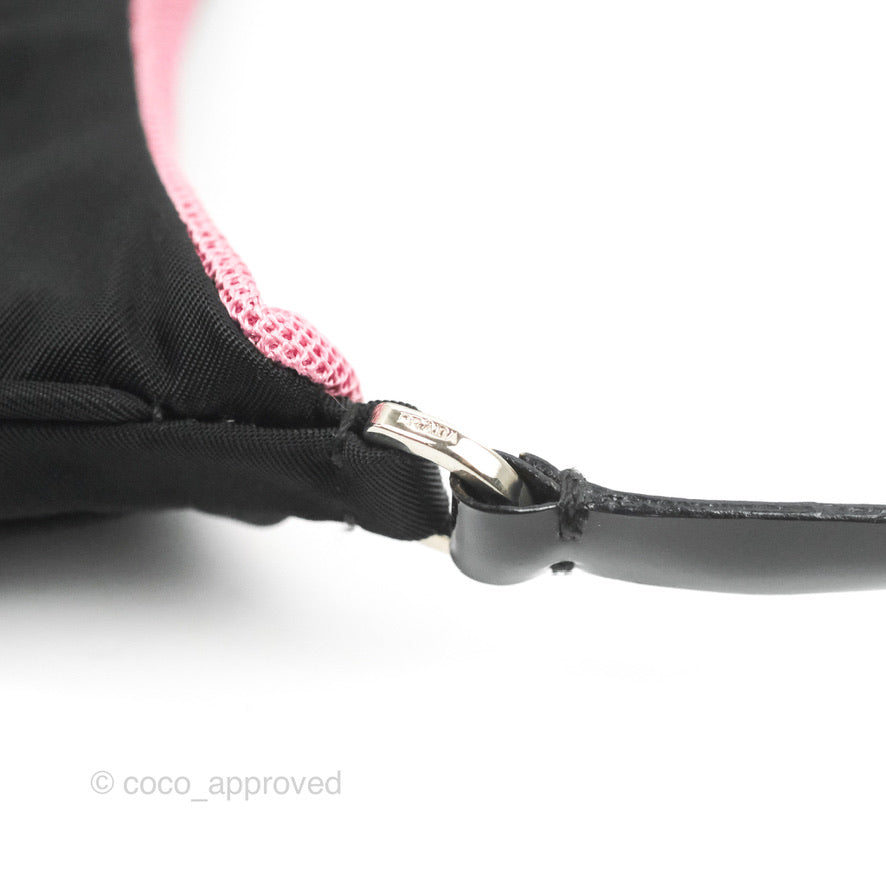 Prada Vintage Small Tessuto Hobo Bag Black Nylon