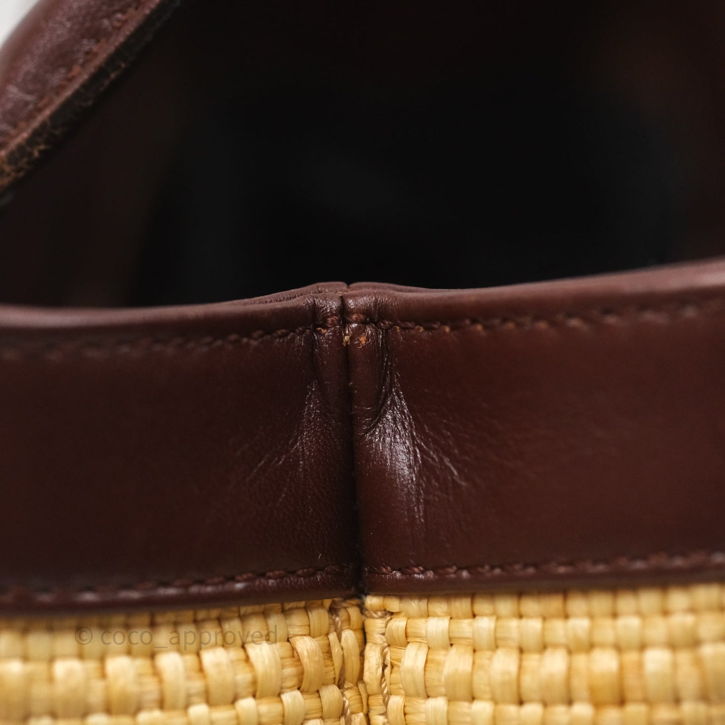 Chanel Vintage Rattan Tote Bag