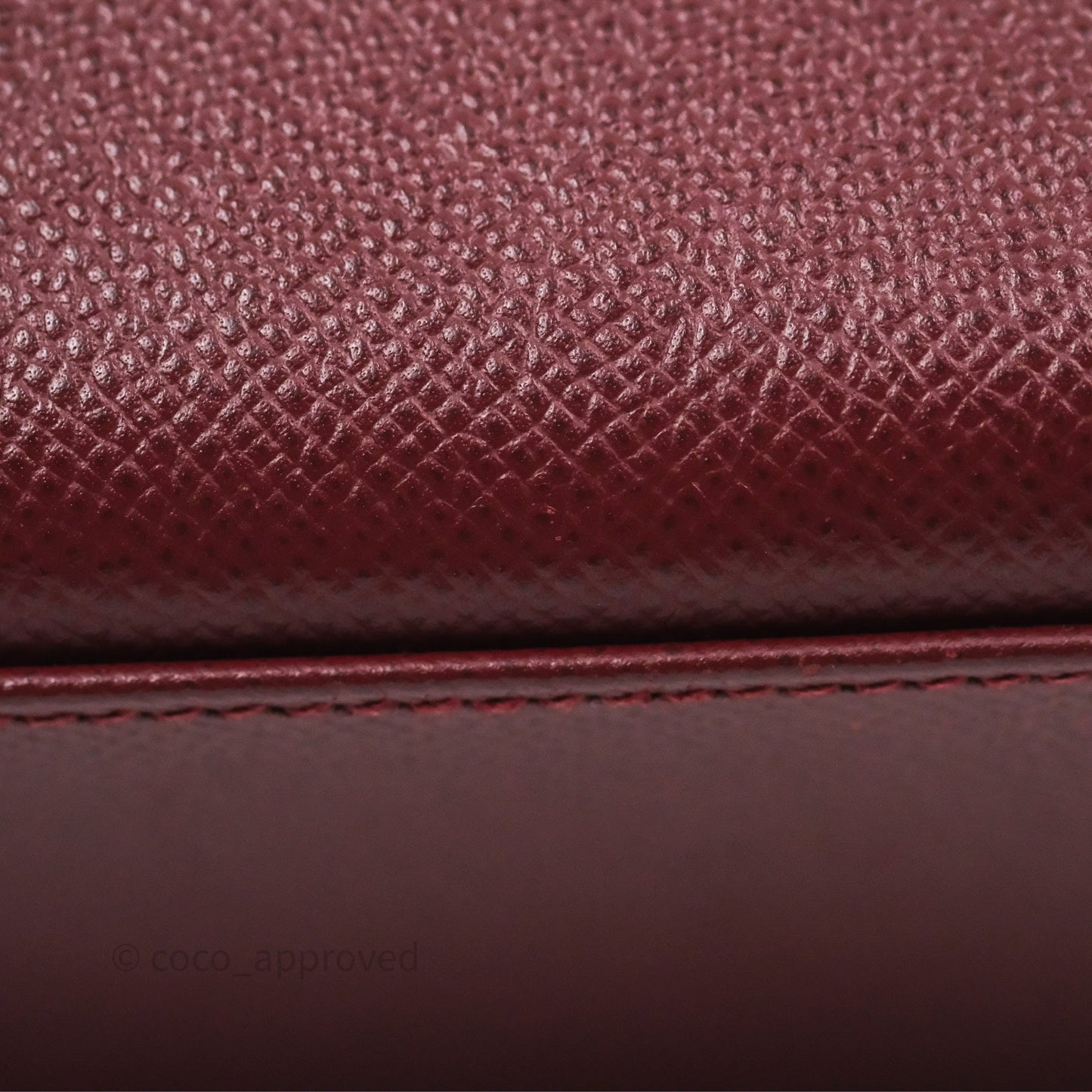 Hermès Sellier Kelly 25 Rouge H Epsom Gold Hardware