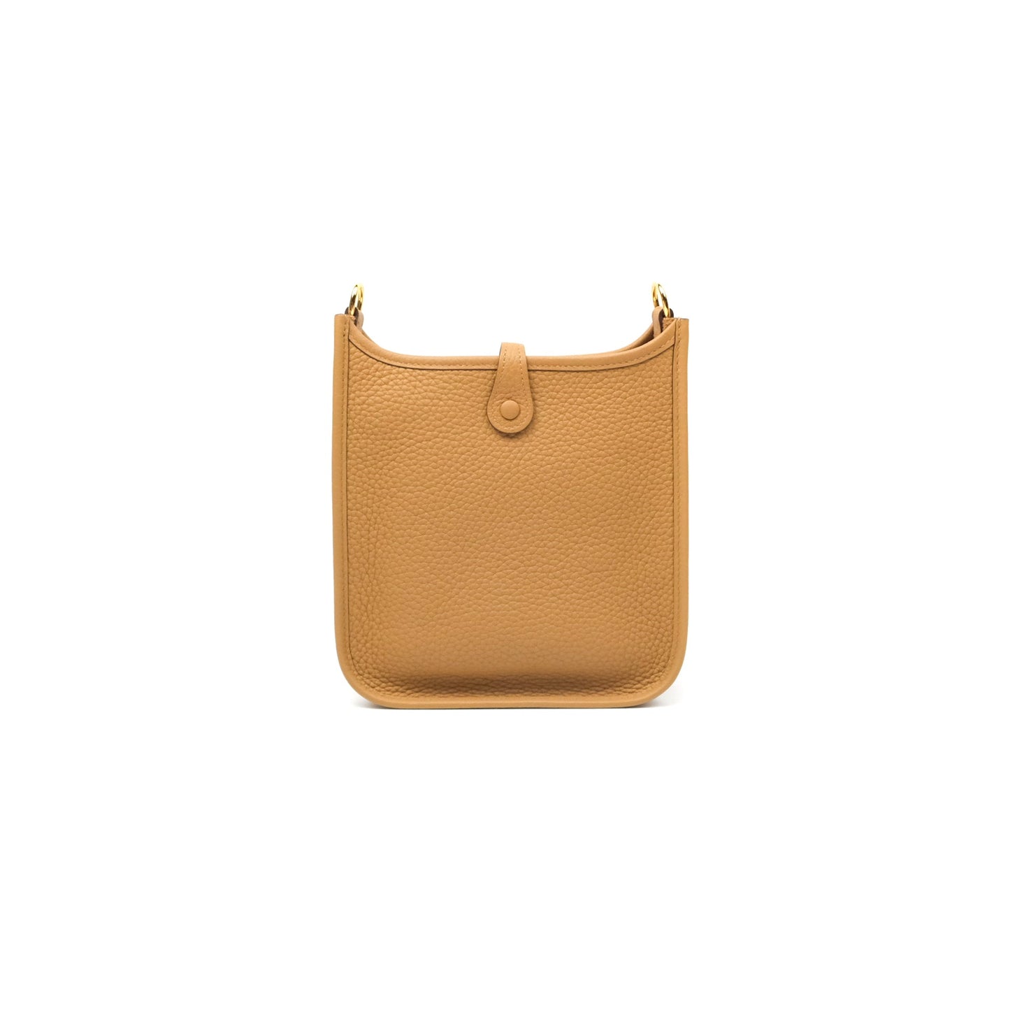 Hermès Mini Evelyne 16 Biscuit 48 Clemence Gold Hardware