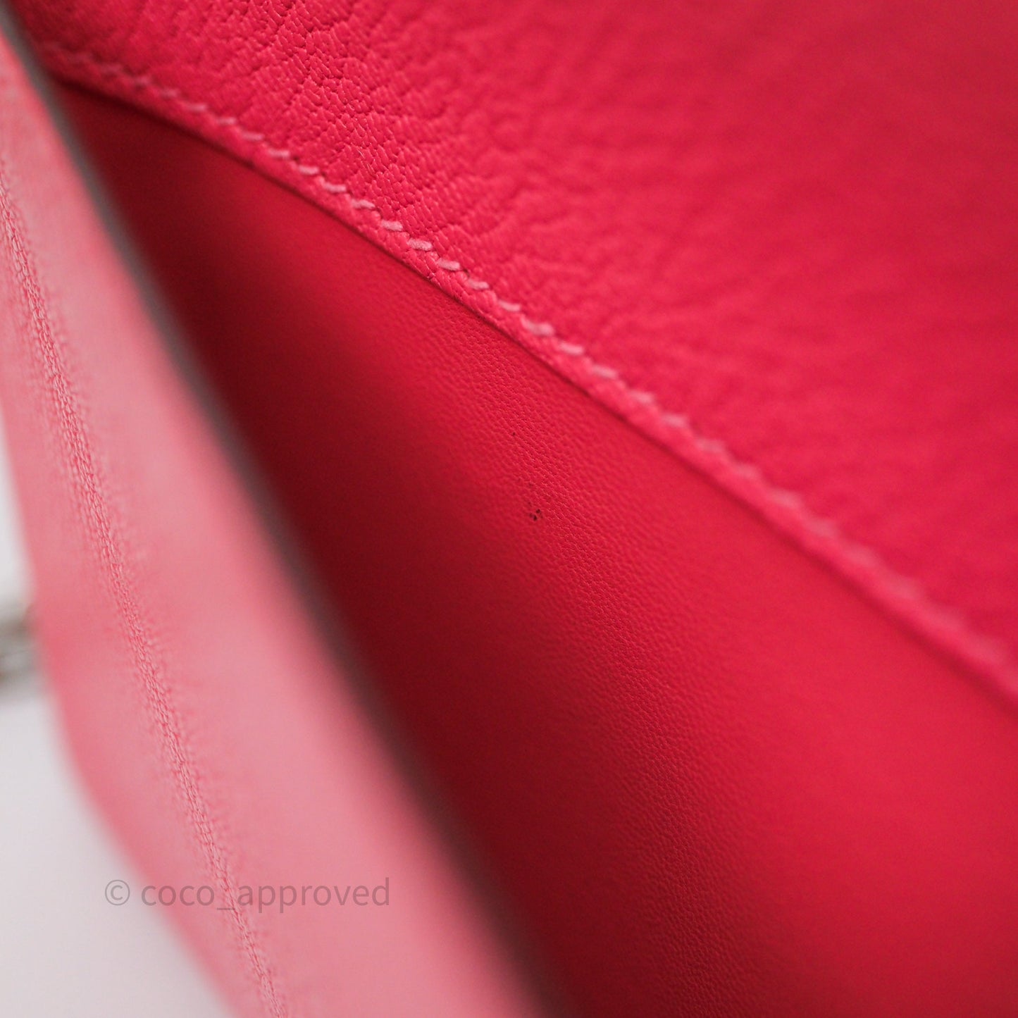 Hermès Mini Verrou Chaine Bag Rose Lipstick U5 Chevre Mysore Palladium Hardware