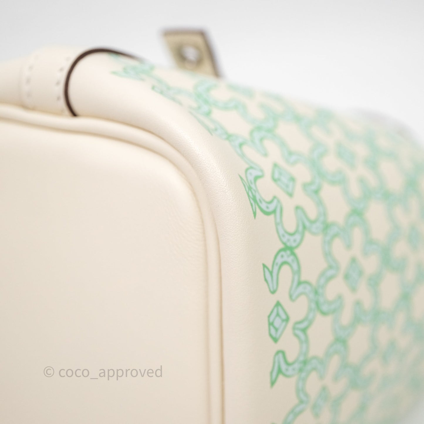 Hermès Micro Picotin 14 Lucky Daisy Nata I2 Vert Swift Palladium Hardware