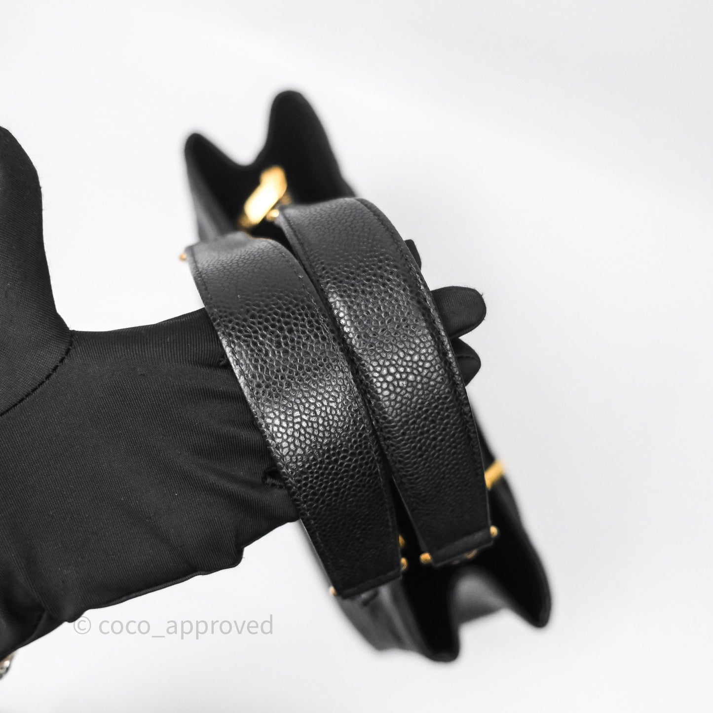 Chanel GST Black Caviar Gold Hardware