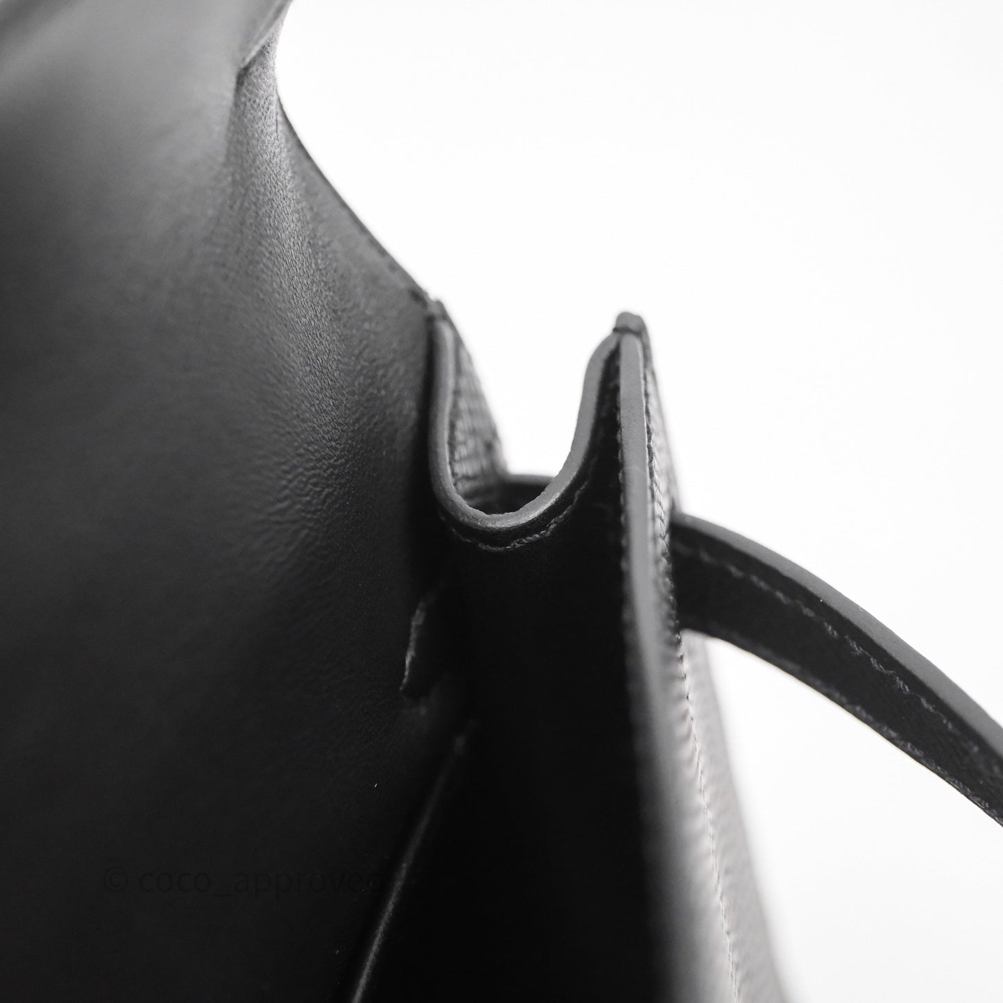 Hermès Mini Kelly Black Noir 89 Epsom Palladium Hardware