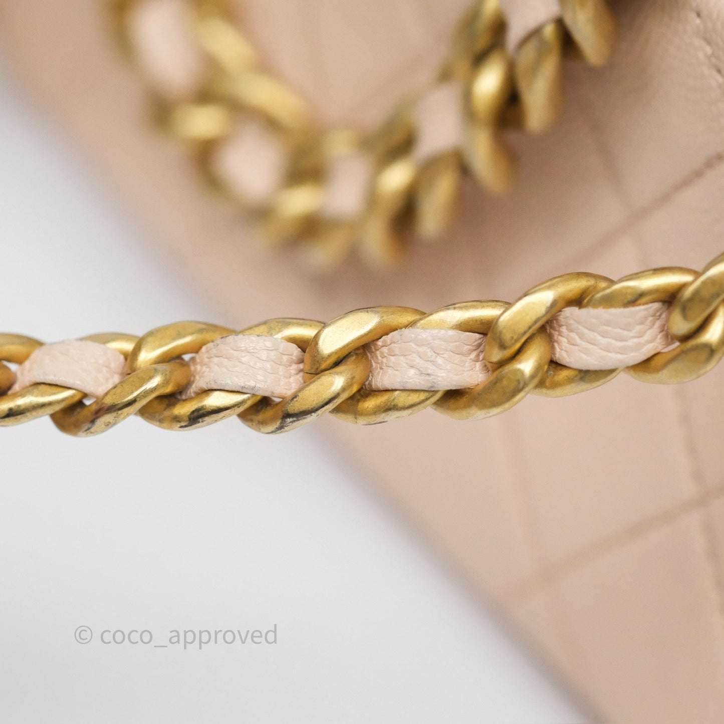 Chanel Small Fashion Therapy Flap Bag Light Pink Caviar Aged Gold Hardware