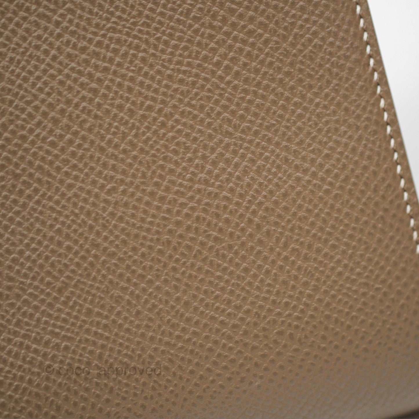 Hermès Clic 16 Wallet Etoupe 18 Epsom Palladium Hardware