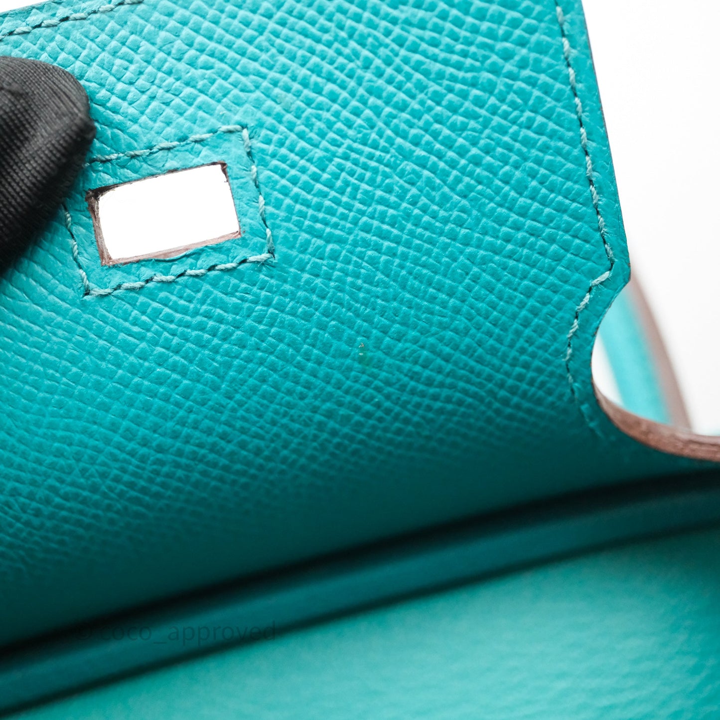 Hermès Birkin 30 Retourne Vert Verone U1 Epsom Palladium Hardware