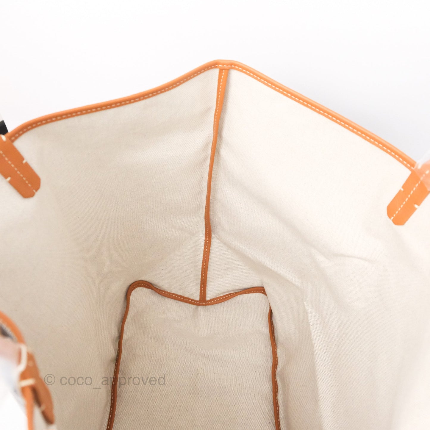 Goyard St. Louis Tote Bag GM Black/Tan