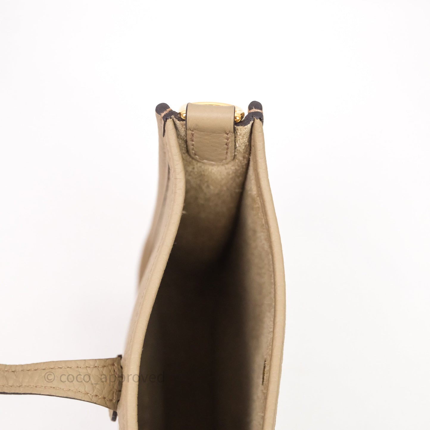 Hermes Mini Evelyne 16 Amazone Beige Marfa 8Q Gold Hardware