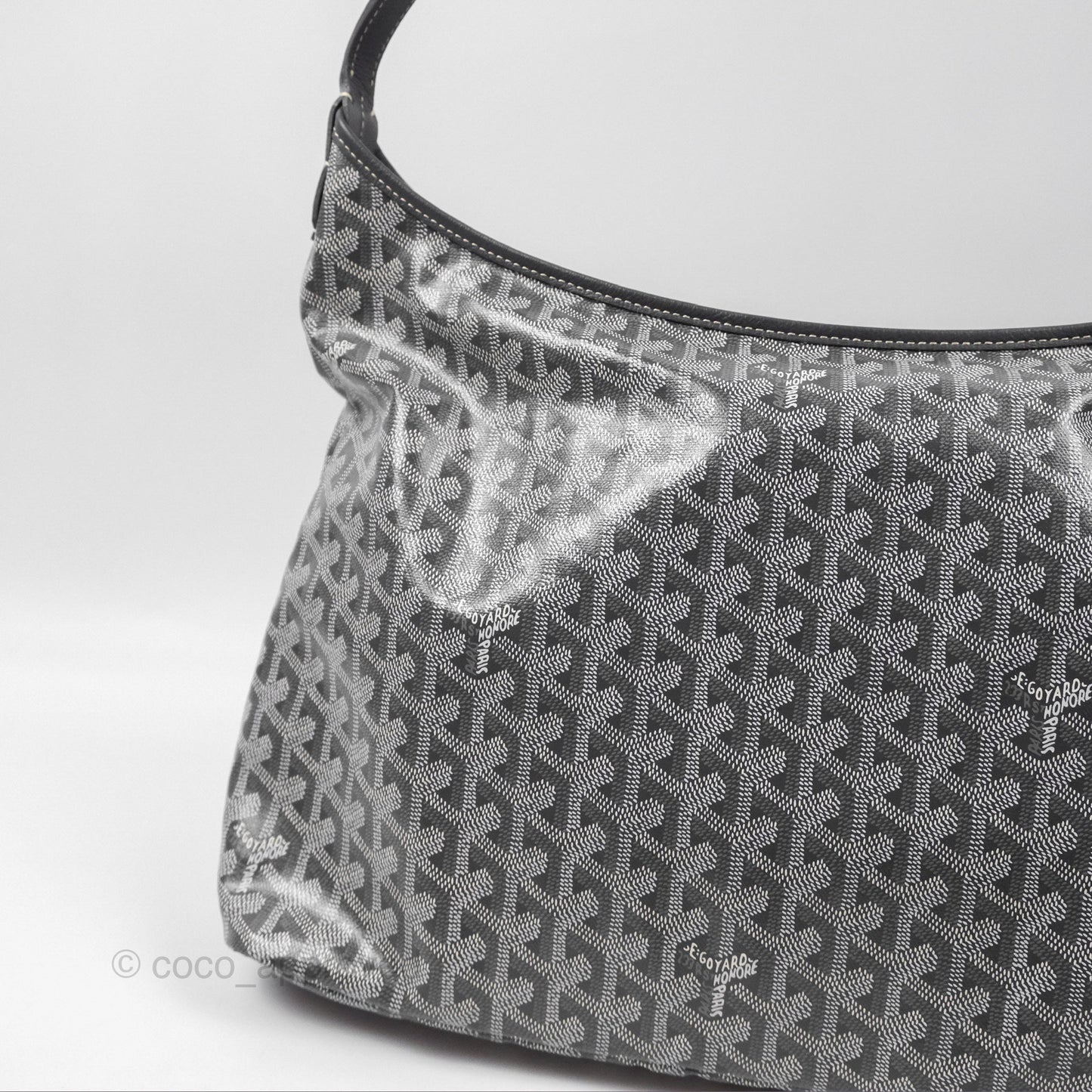 Goyard Bohème Hobo Bag Grey Goyardine Canvas