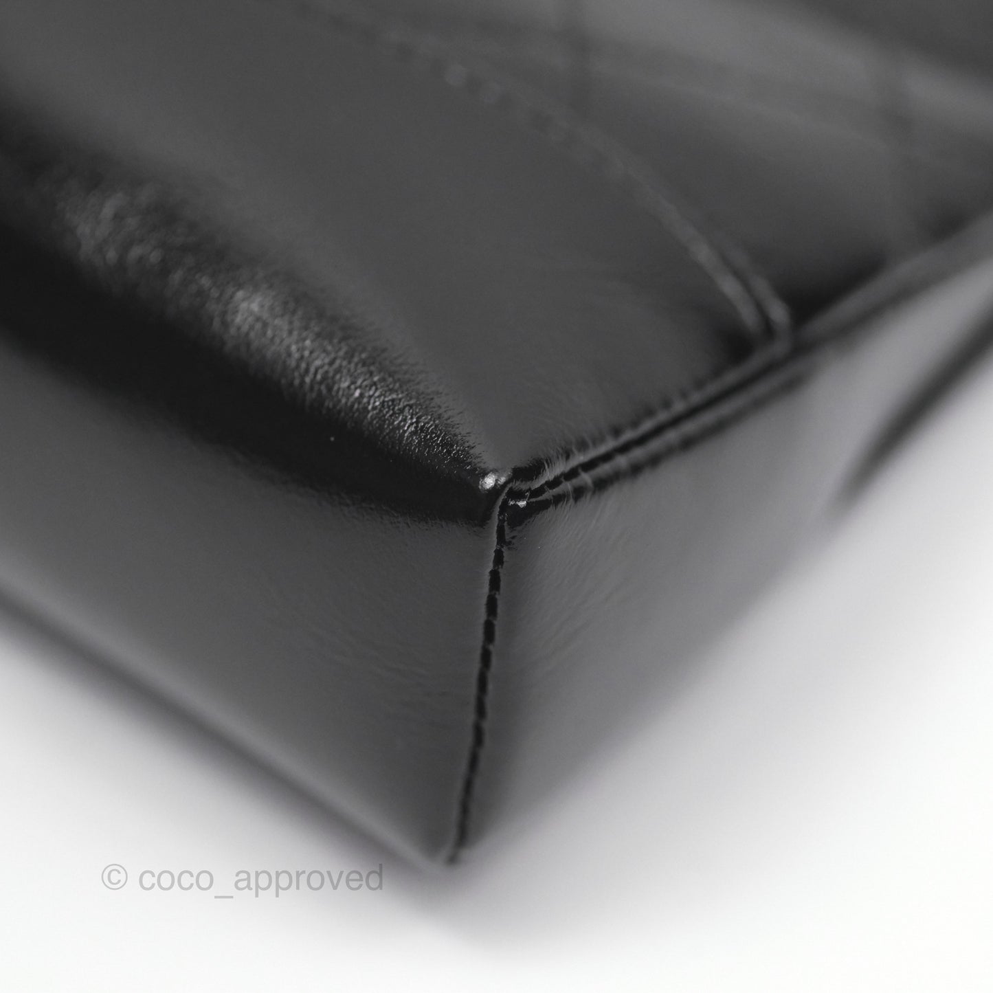 Chanel Nano 31 Black Shiny Calfskin Gold Hardware